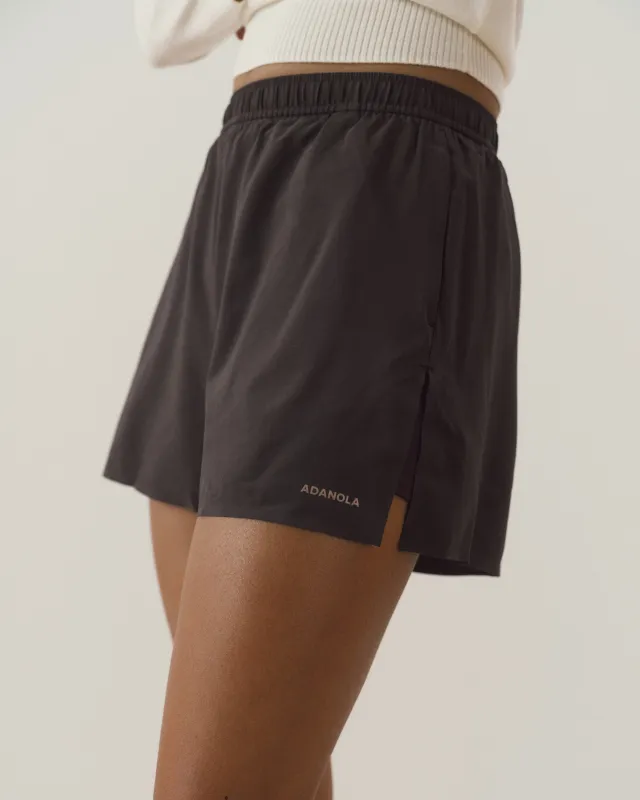 Active Hybrid Shorts - Coffee Bean made by Adanola
