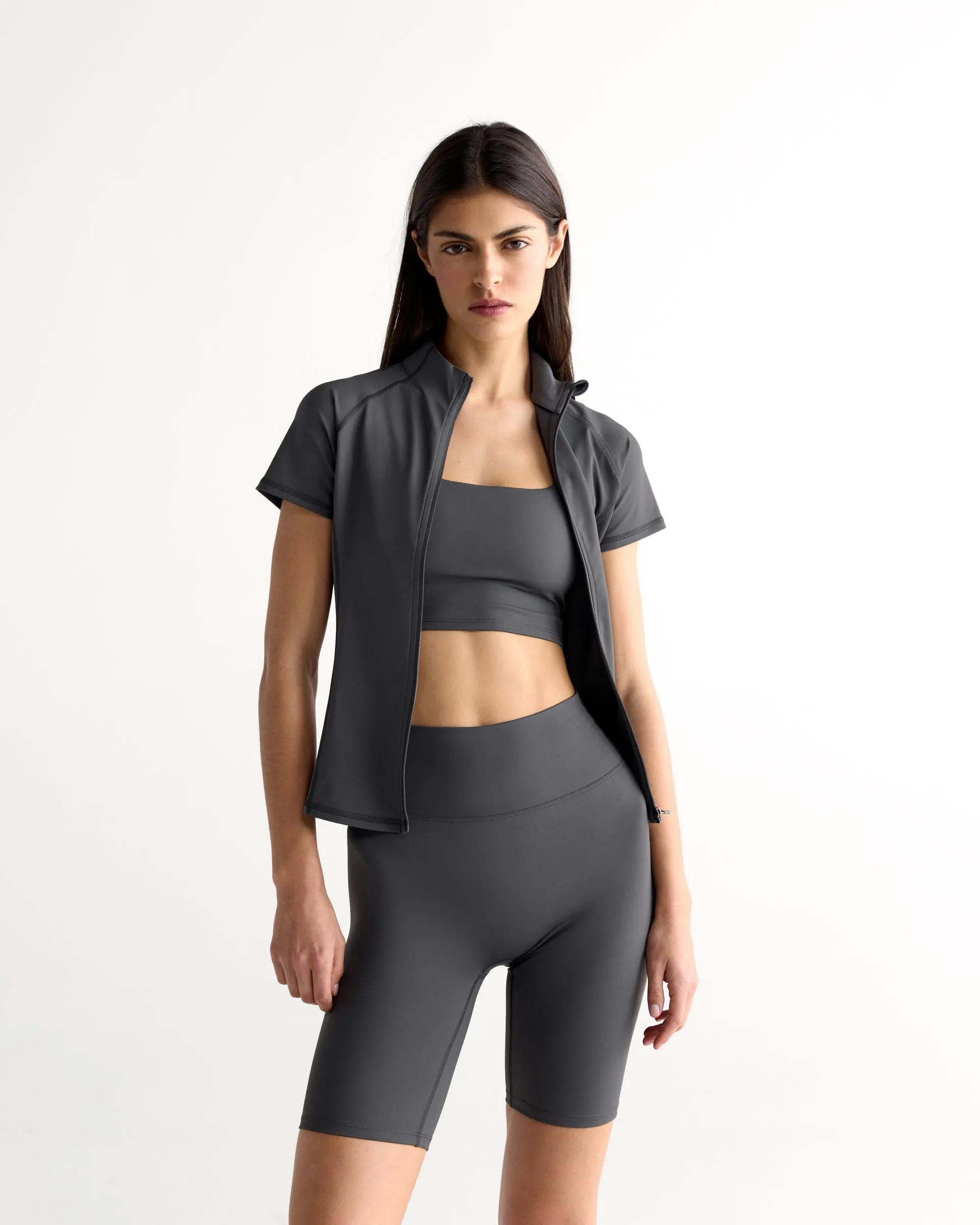 Ultimate Bike Shorts - Graphite Grey sold by Adanola