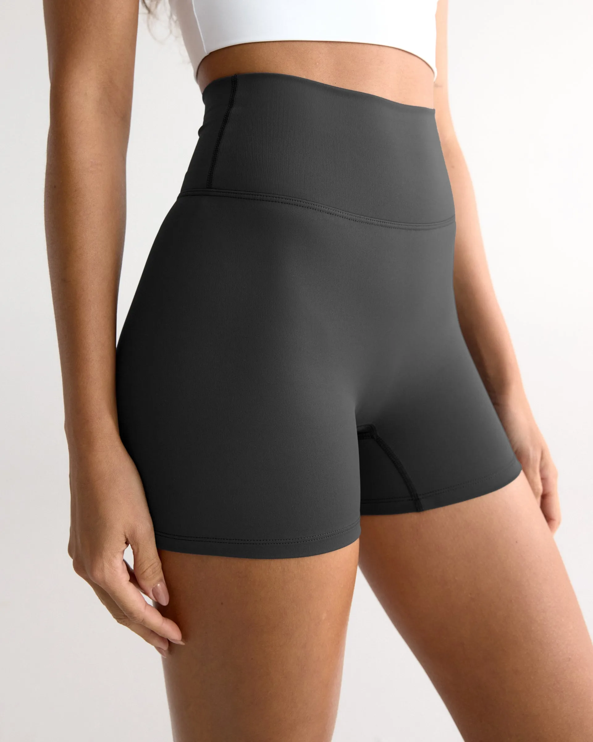 Ultimate Ultra Crop Shorts - Graphite Grey sold by Adanola product image thumbnail 2