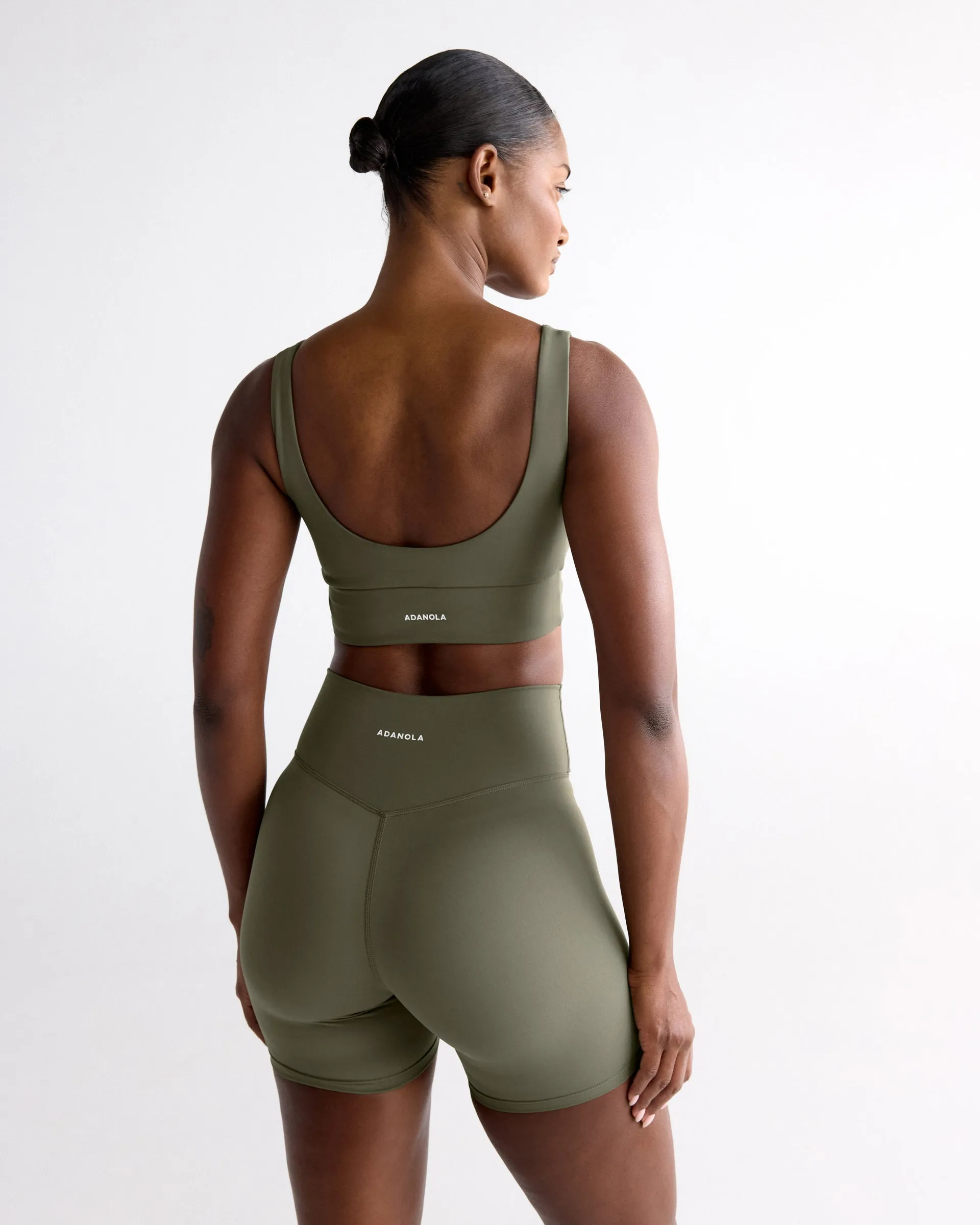 Ultimate V-Neck Bra - Olive Green sold by Adanola product image thumbnail 2
