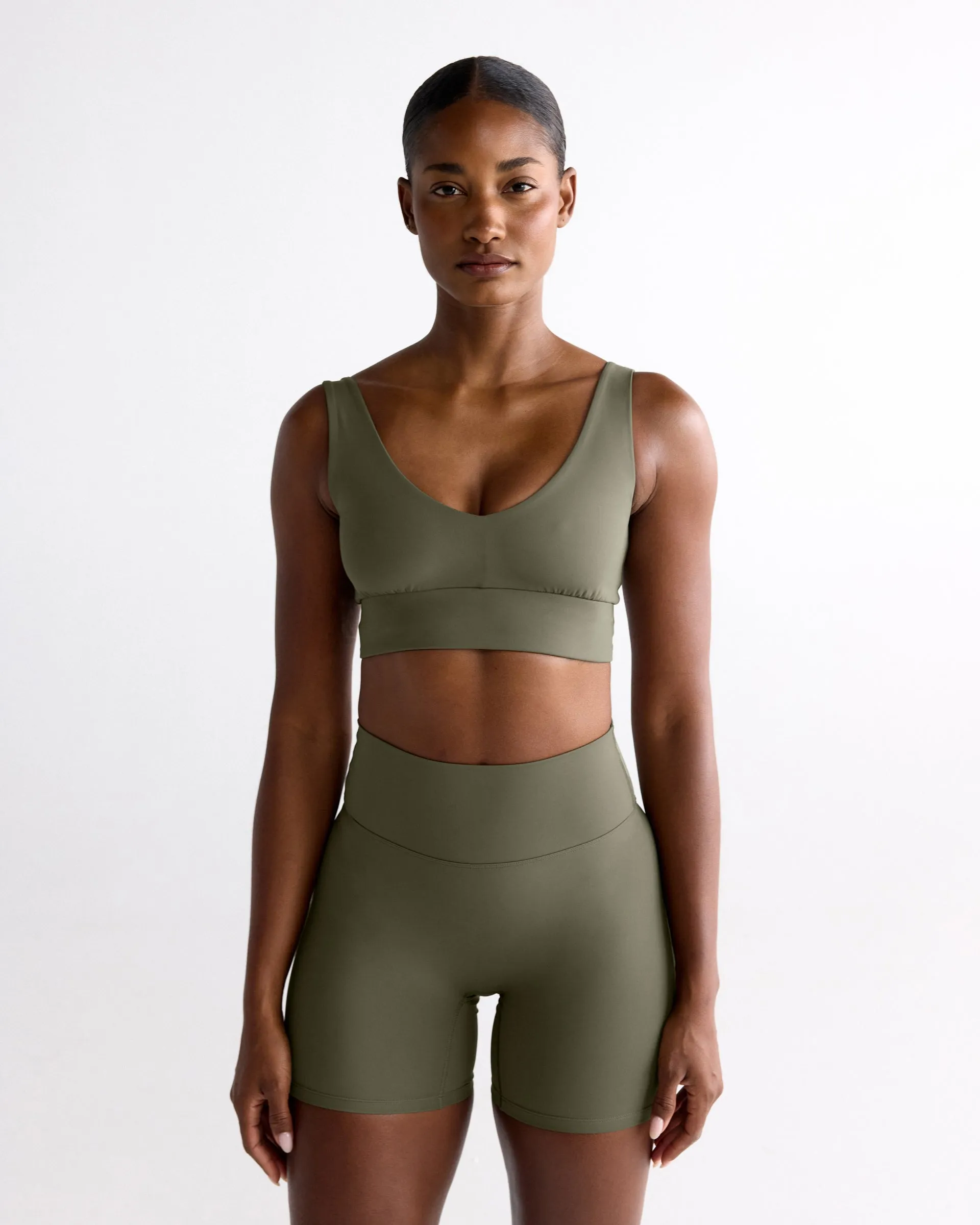 Ultimate V-Neck Bra - Olive Green sold by Adanola product image thumbnail 4