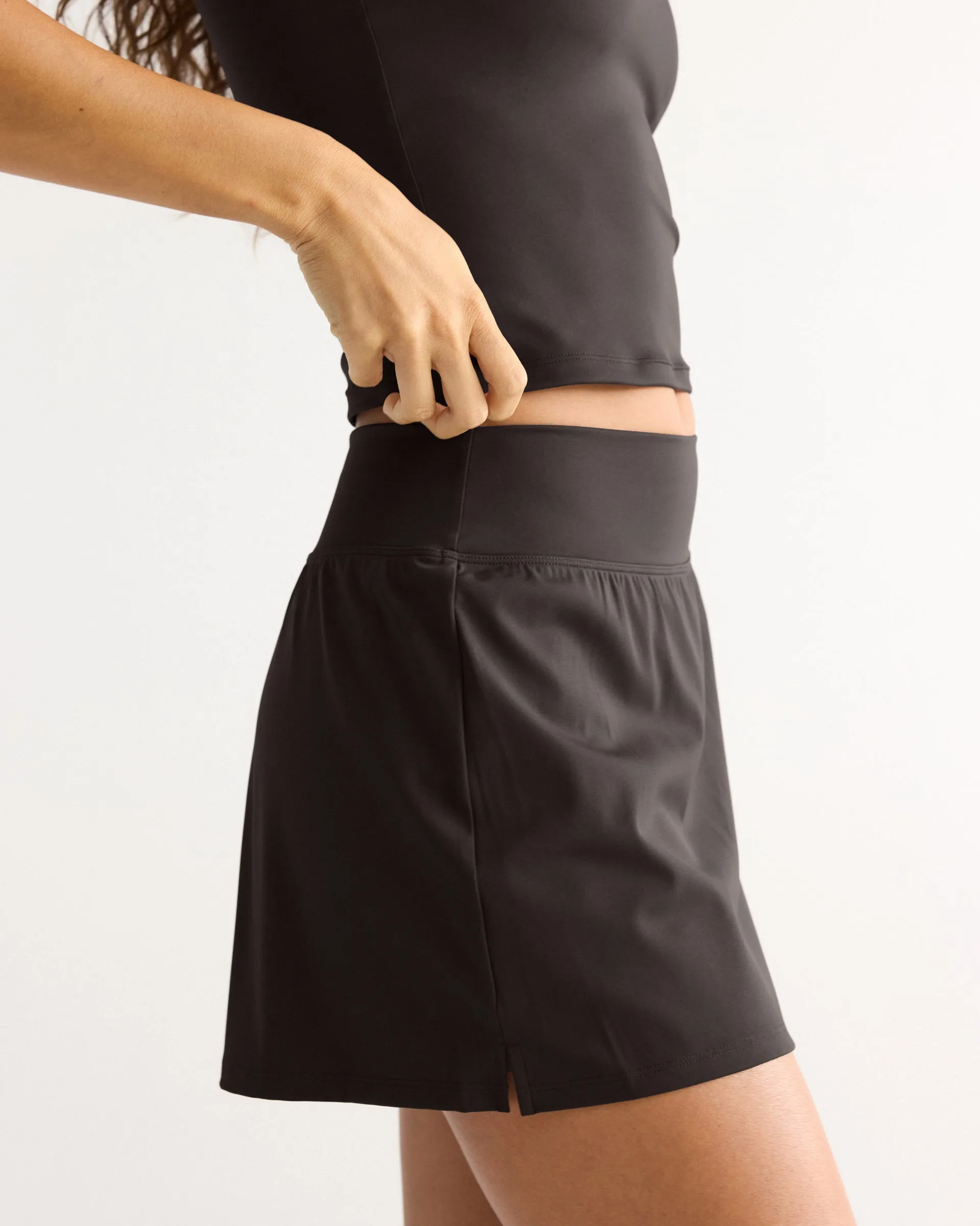 Ultimate Mini Skirt - Coffee Bean sold by Adanola