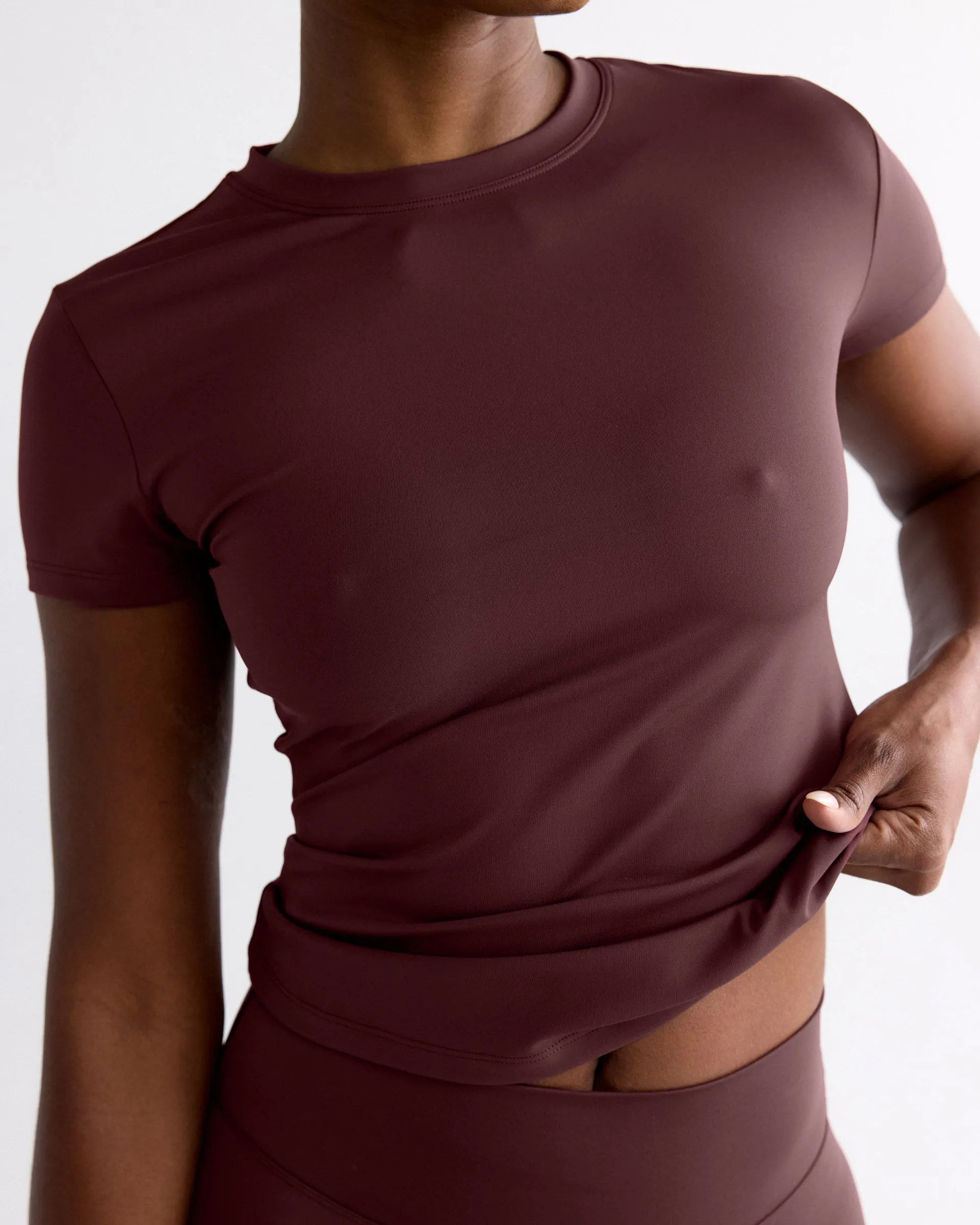 Ultimate Short Sleeve Top - Mulberry Red sold by Adanola product image thumbnail 2