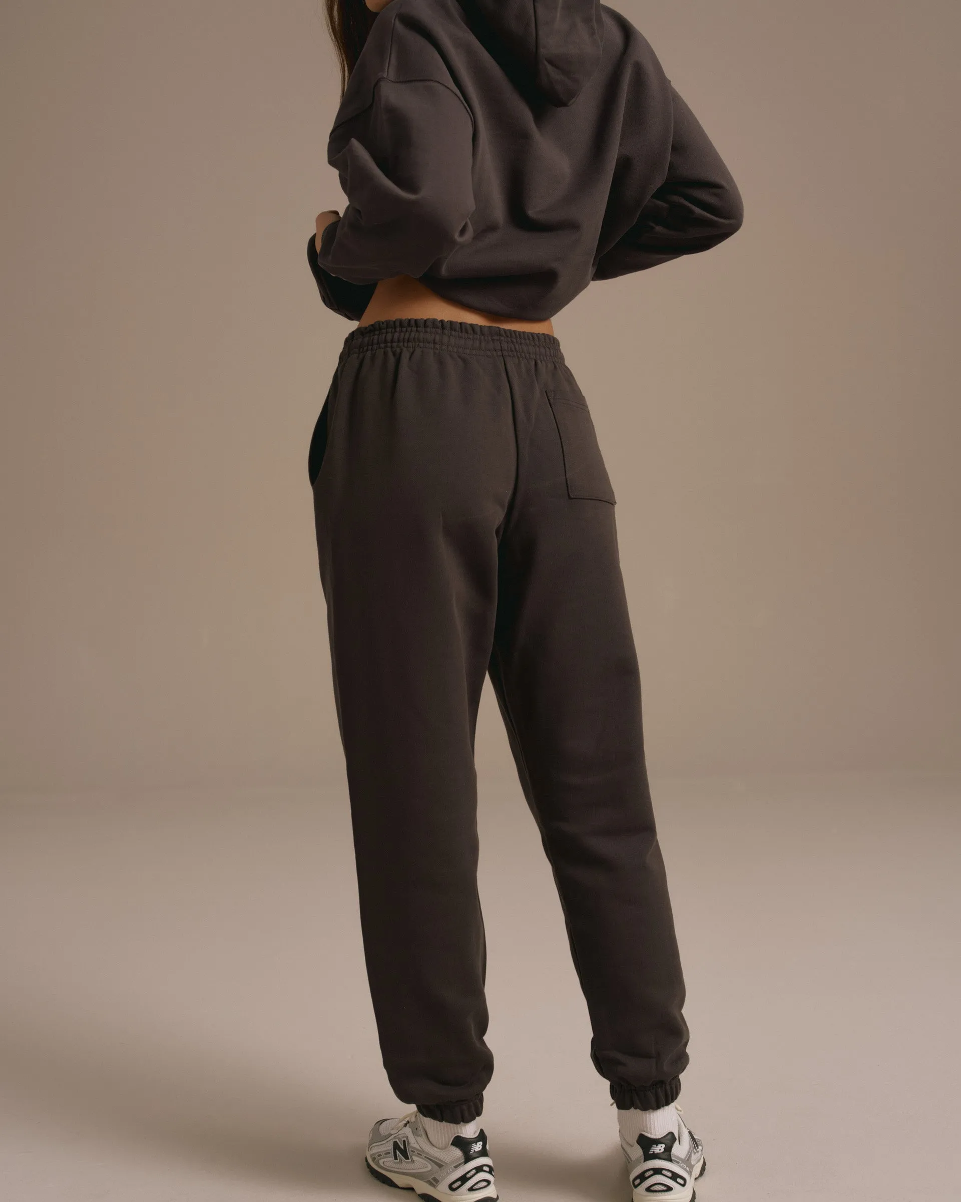 Varsity Sweatpants - Washed Coffee Bean sold by Adanola product image thumbnail 2