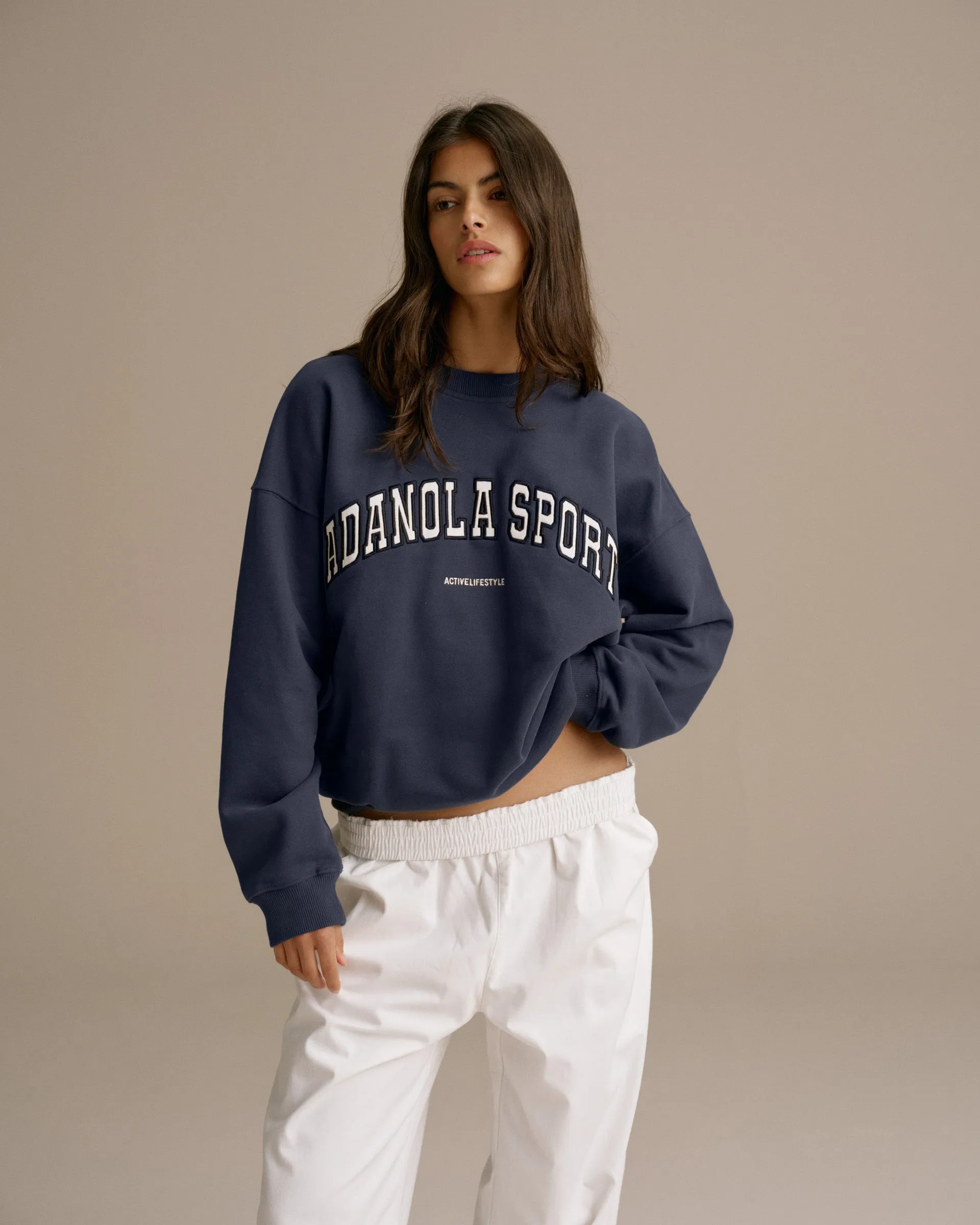 AS Oversized Sweatshirt - Washed Midnight Blue sold by Adanola product image thumbnail 5