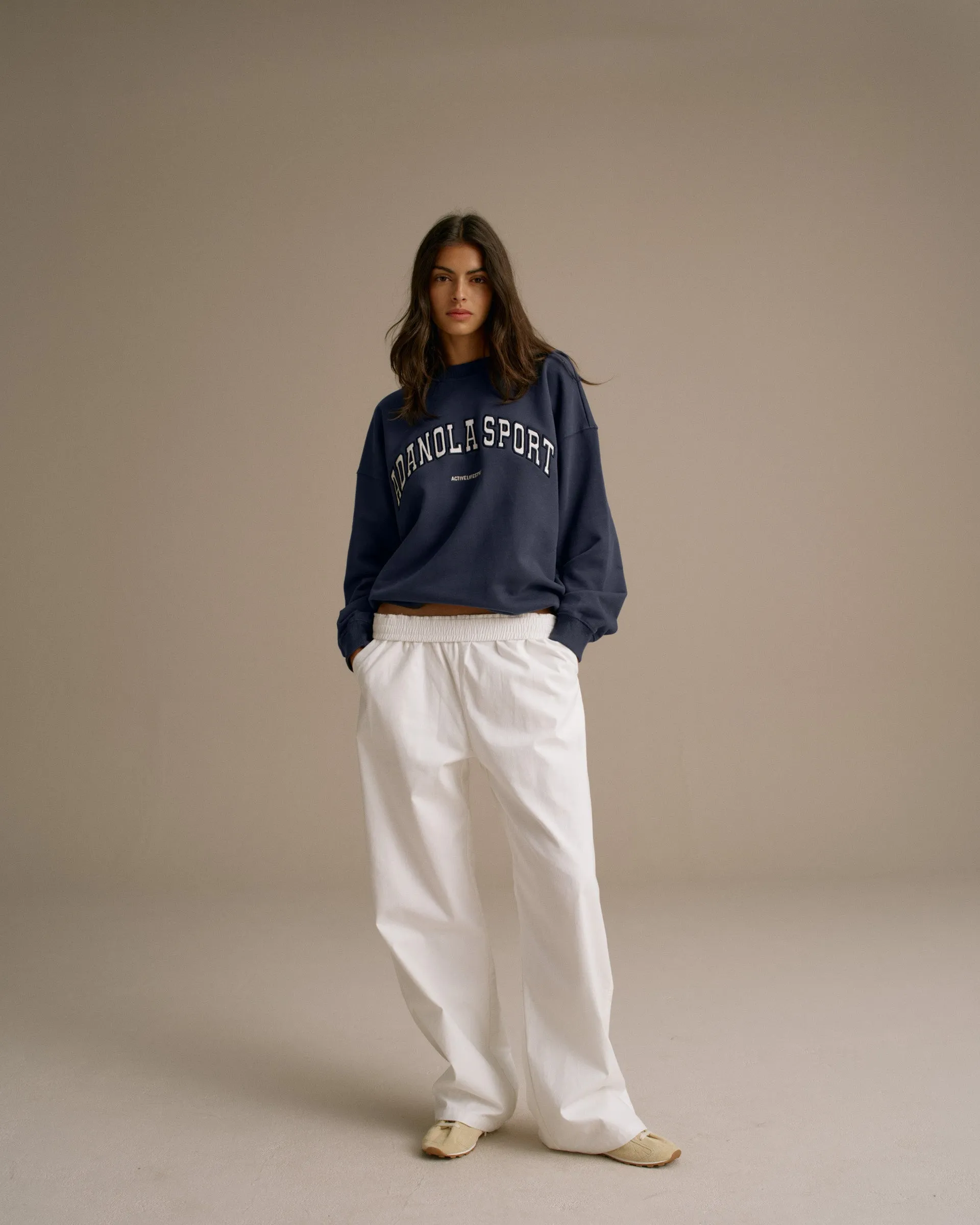 AS Oversized Sweatshirt - Washed Midnight Blue sold by Adanola product image thumbnail 4