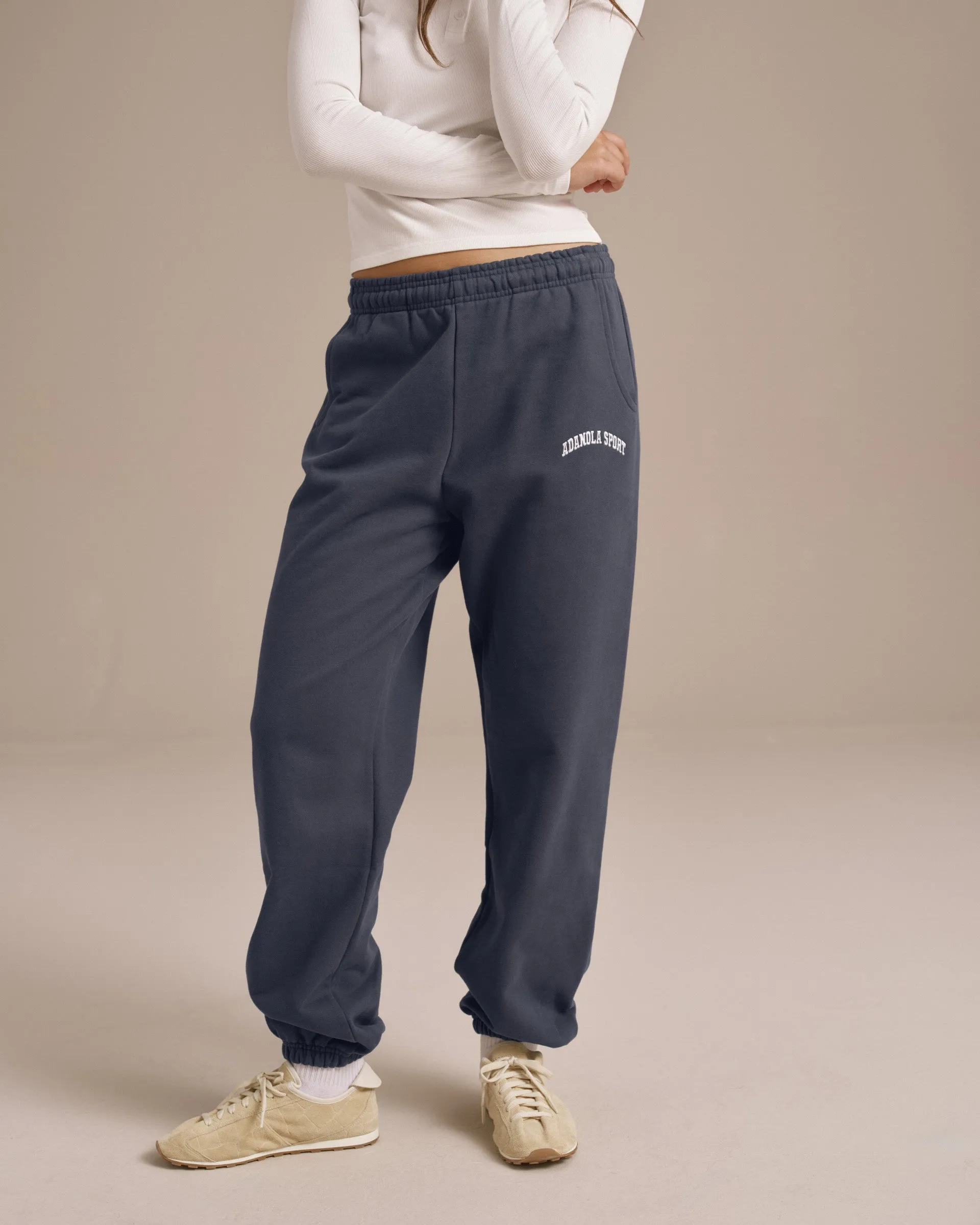 AS Sweatpants - Washed Midnight Blue sold by Adanola product image thumbnail 3