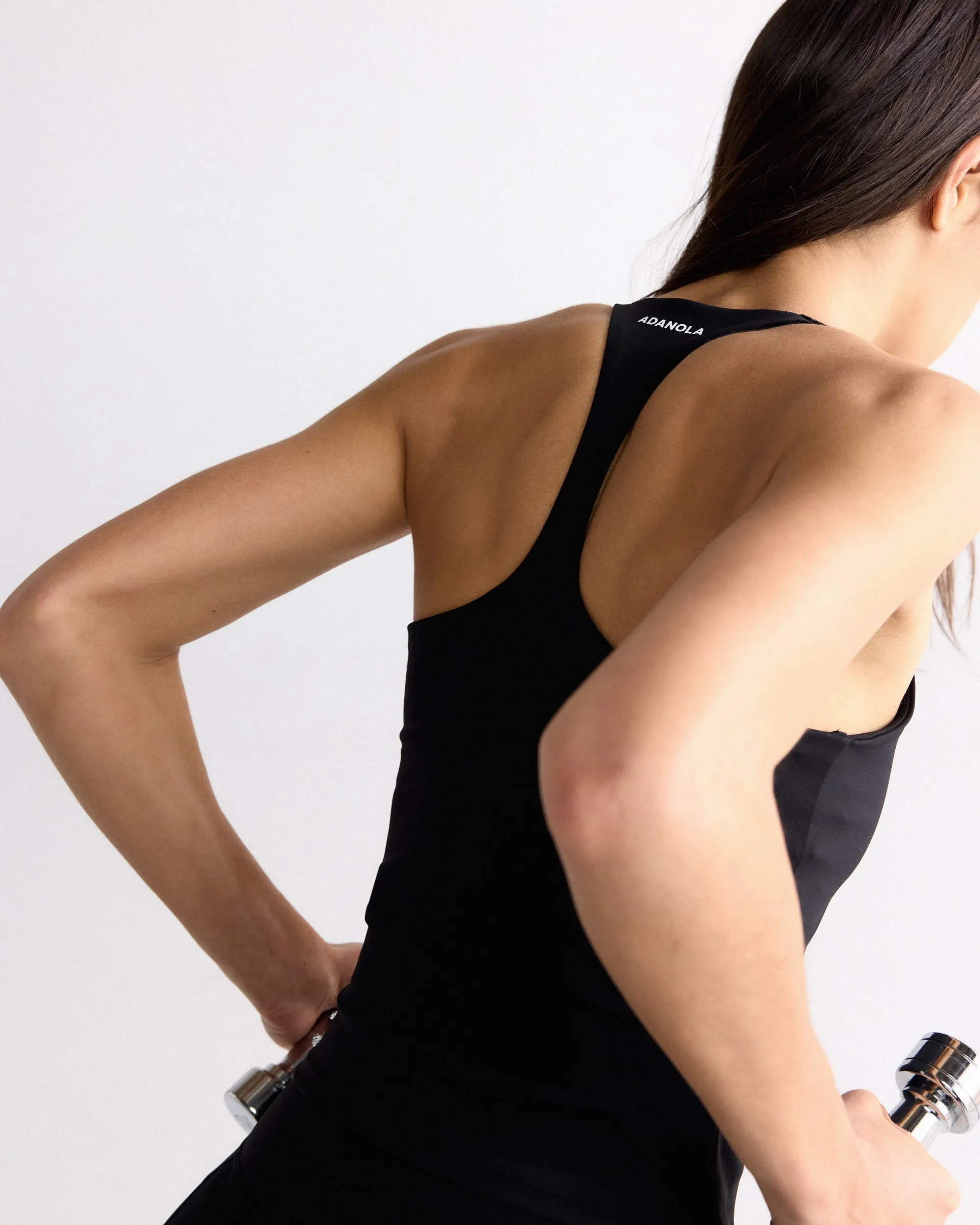 Ultimate Narrow Racer Back Tank - Black sold by Adanola product image thumbnail 4
