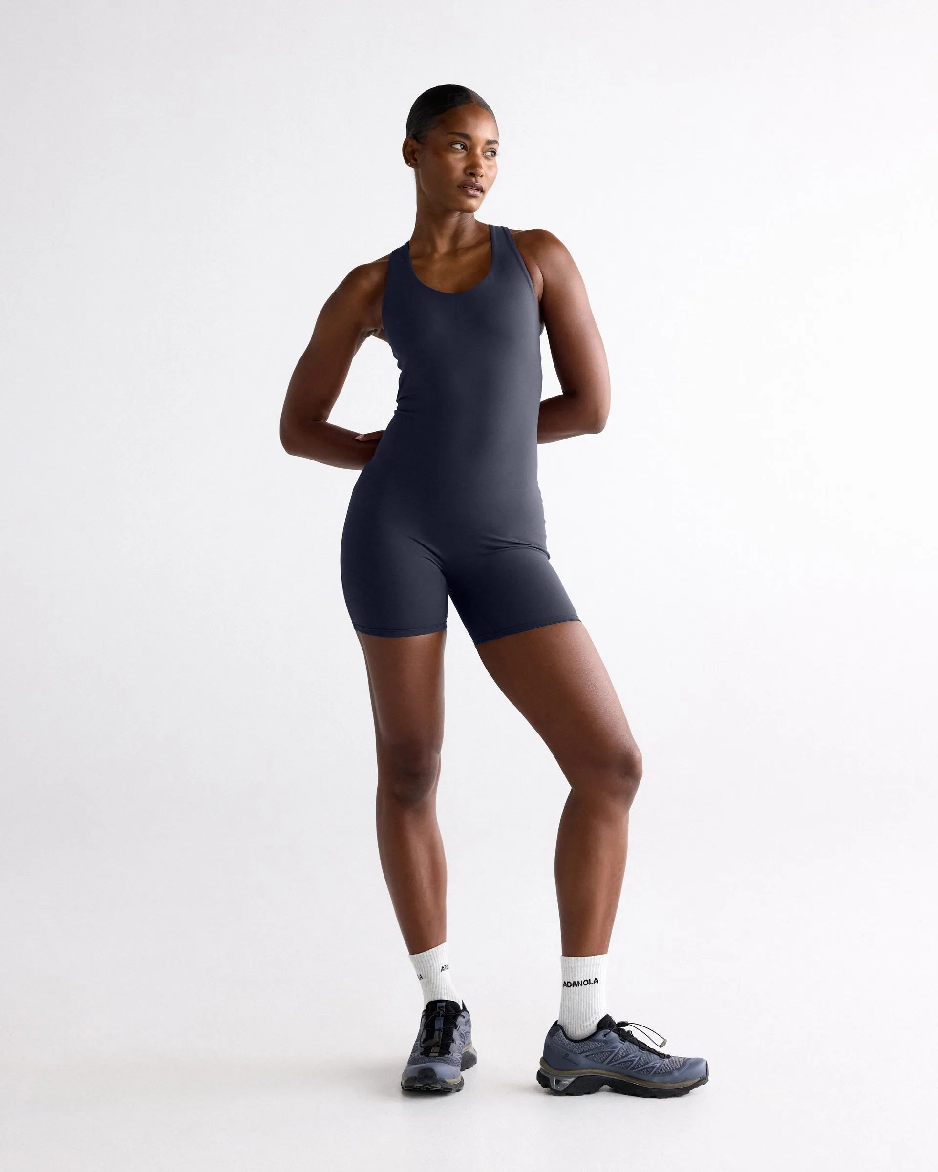 Ultimate V-Neck Romper - Midnight Blue sold by Adanola product image thumbnail 4