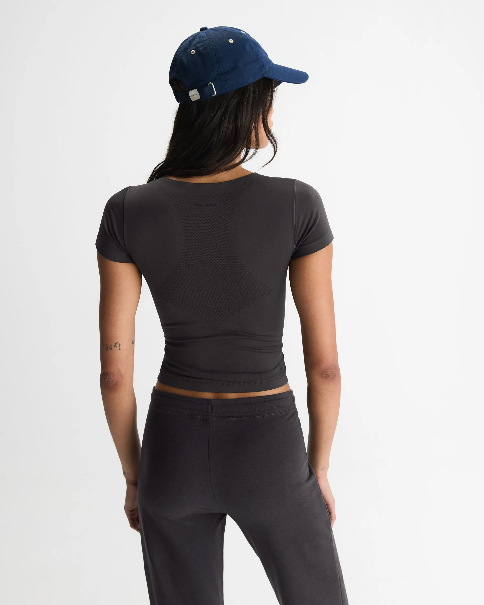 Seamless Short Sleeve Top - Coffee Bean sold by Adanola product image thumbnail 2