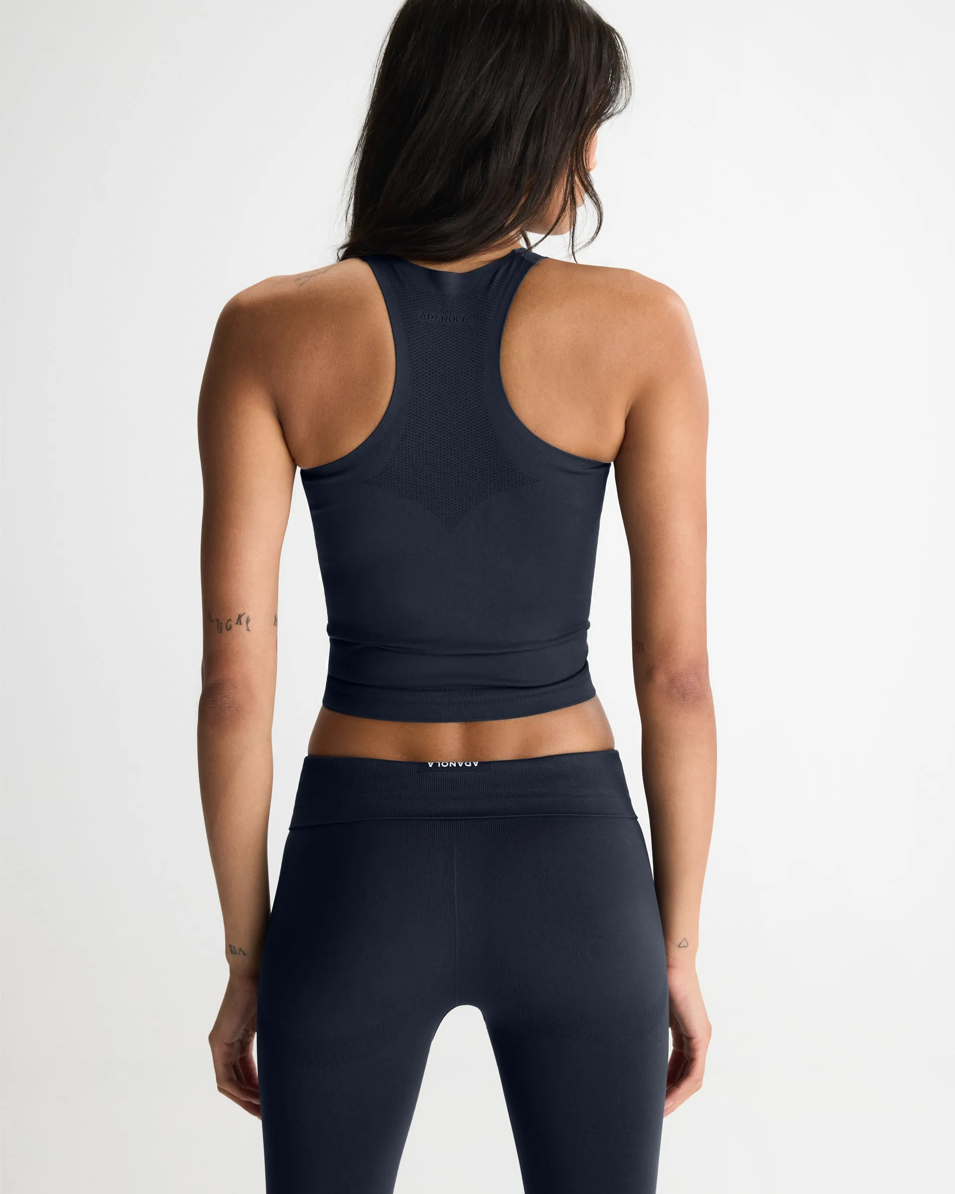 Seamless Racer Tank - Midnight Blue sold by Adanola product image thumbnail 2