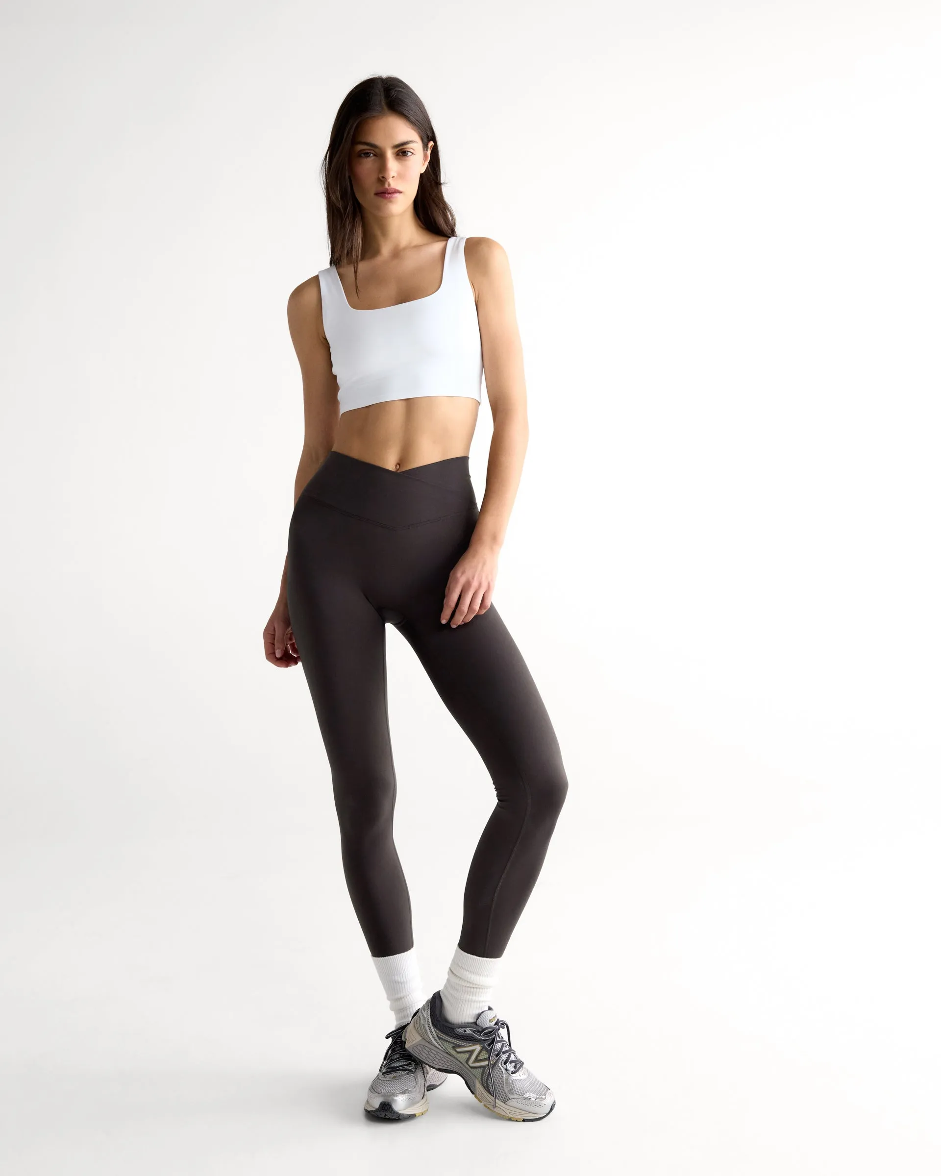 Ultimate Wrap Leggings - Coffee Bean sold by Adanola product image thumbnail 4