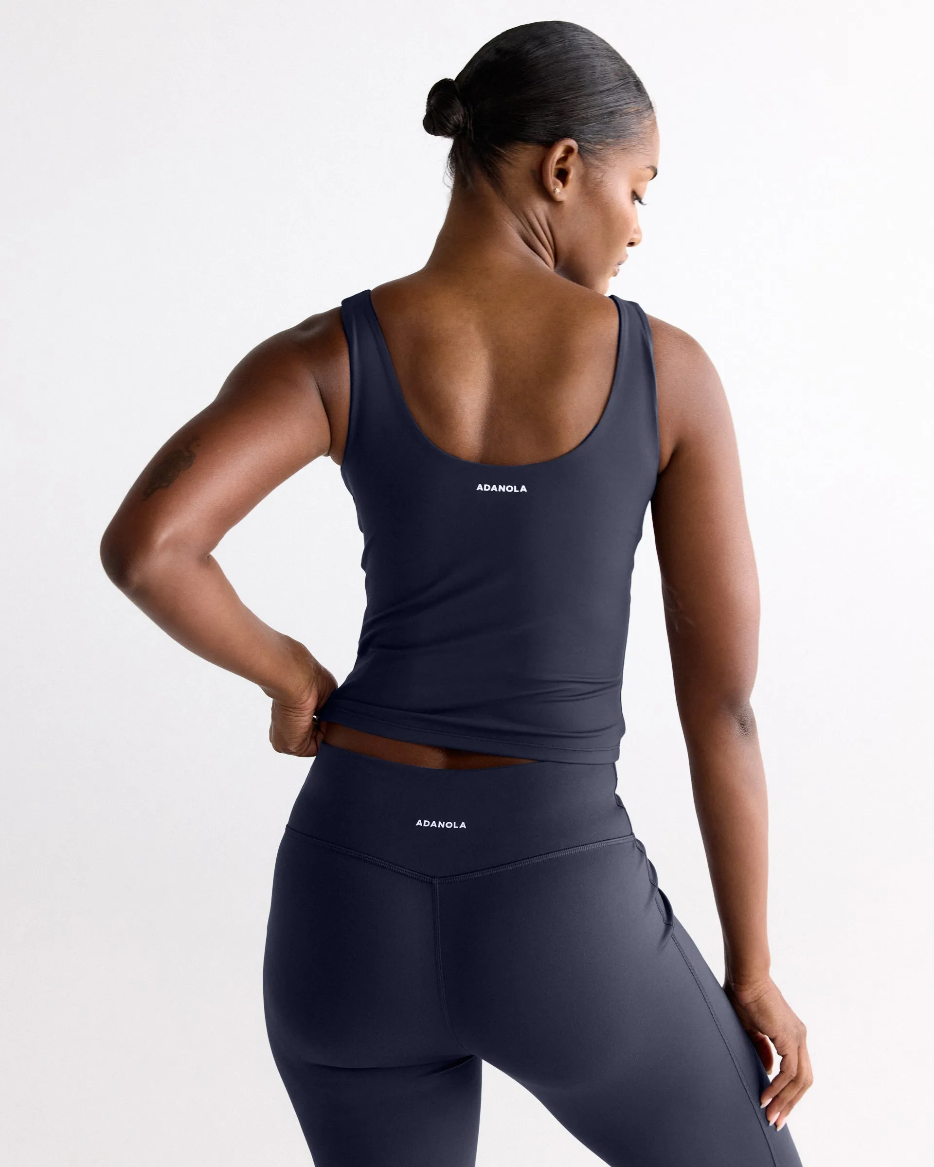 Ultimate Scoop Back Tank - Midnight Blue sold by Adanola product image thumbnail 2