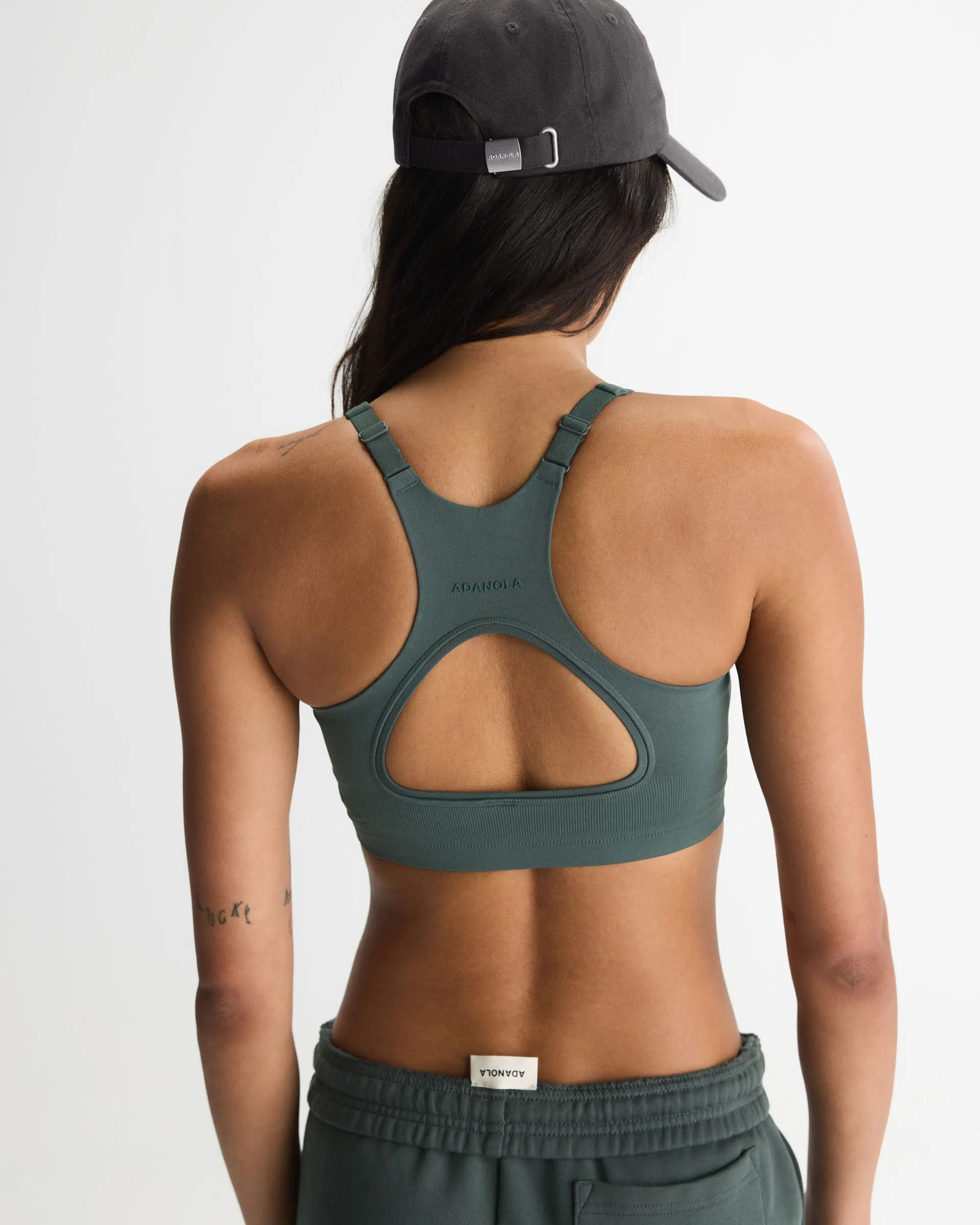 Seamless Racer Back Bra - Sea Green sold by Adanola product image thumbnail 2