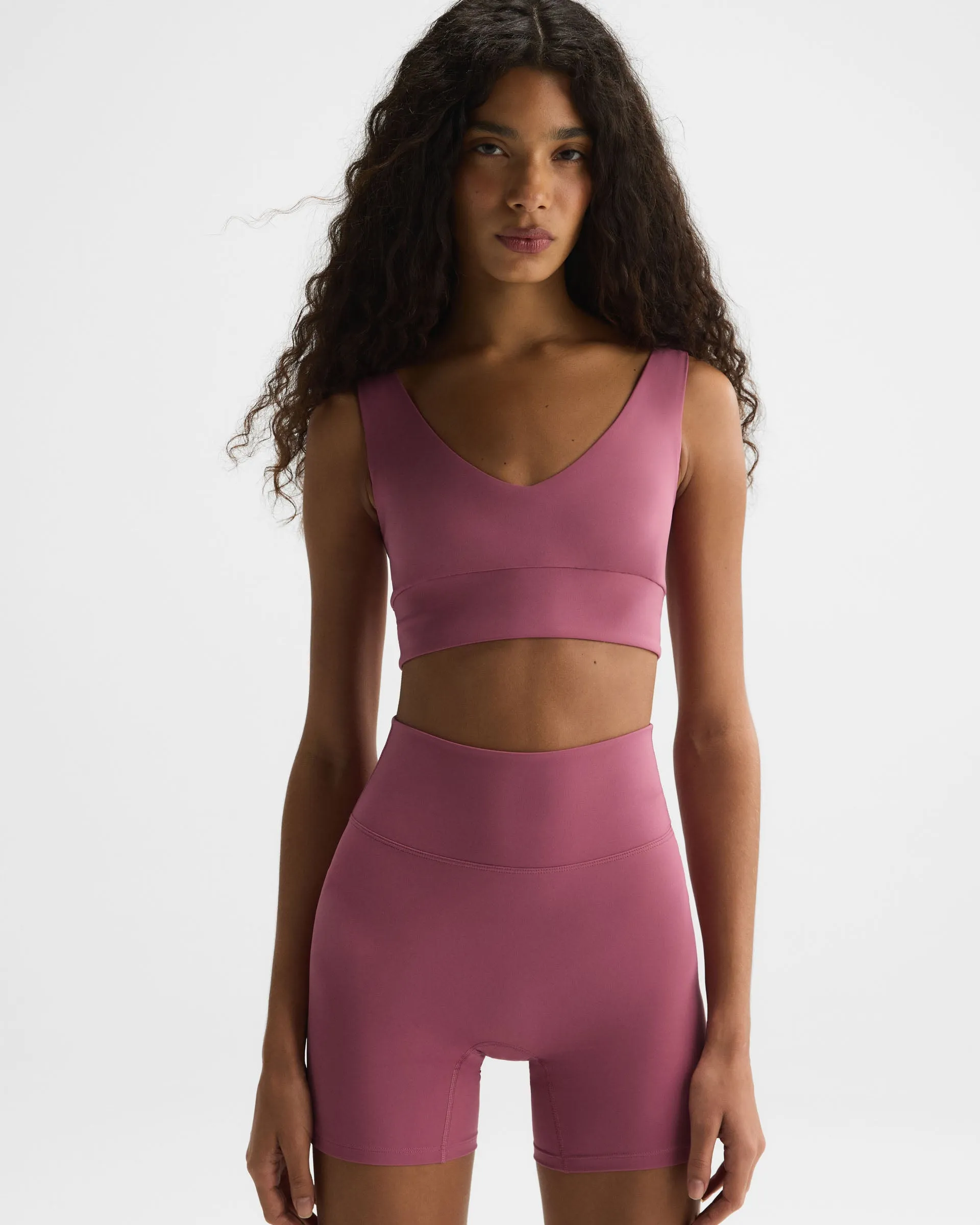 Ultimate V-Neck Bra - Deep Pink sold by Adanola