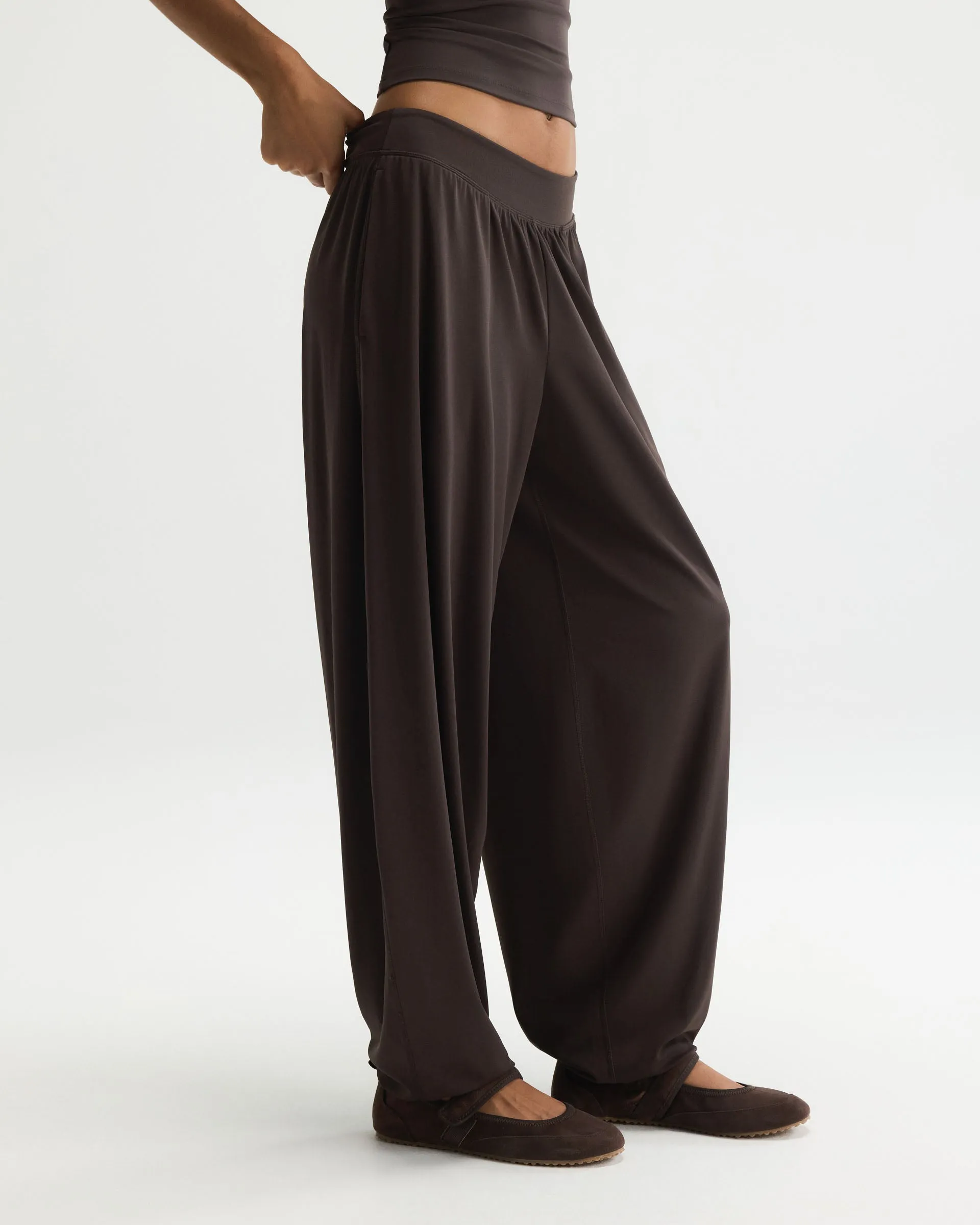 Balloon Yoga Pant - Coffee Bean sold by Adanola product image thumbnail 2