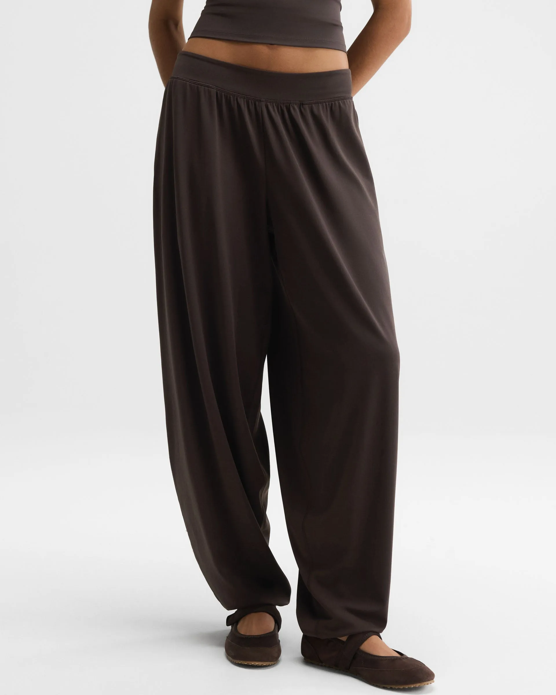 Balloon Yoga Pant - Coffee Bean sold by Adanola product image thumbnail 4