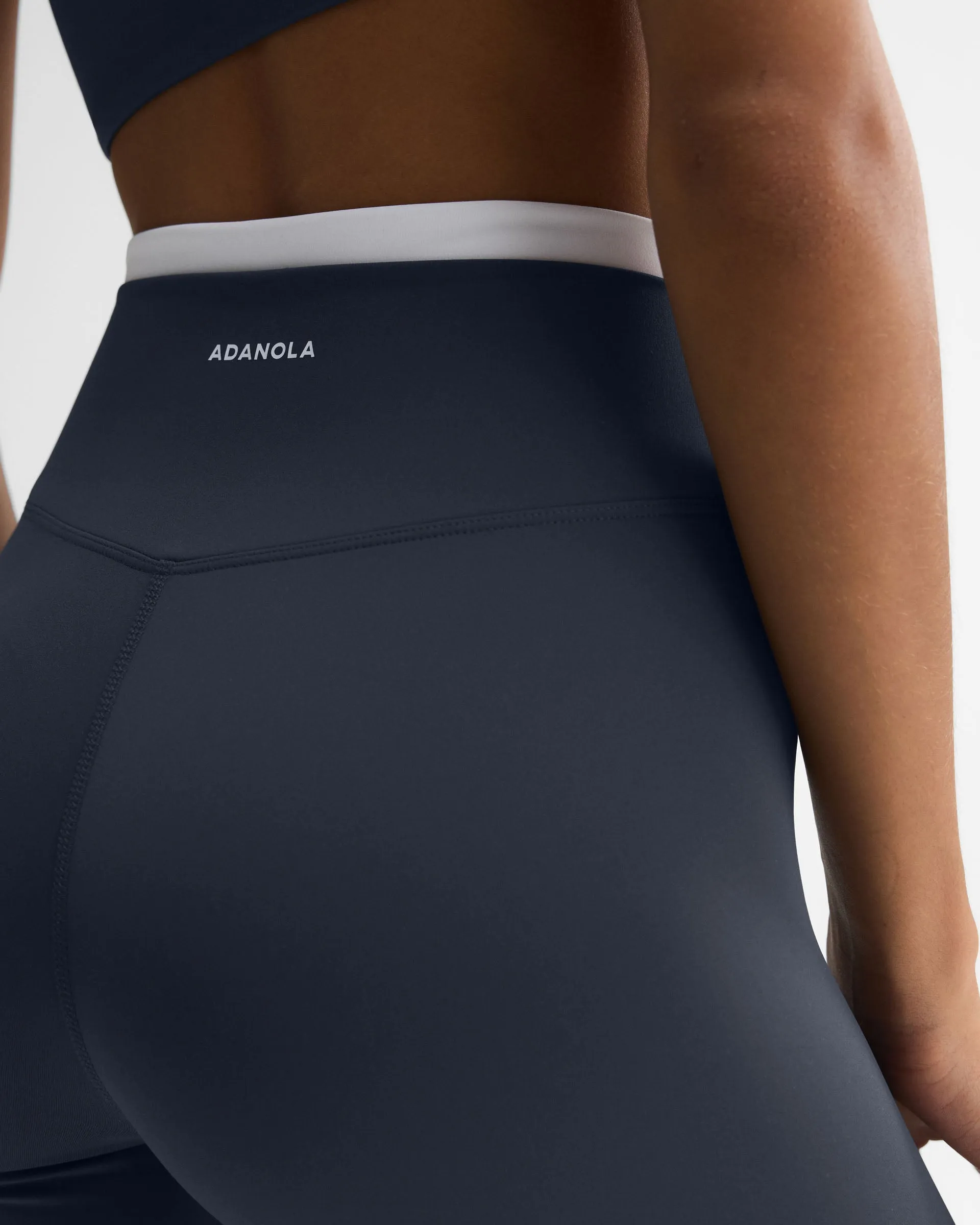 Ultimate Double Layer Leggings - Midnight Blue/White sold by Adanola product image thumbnail 3