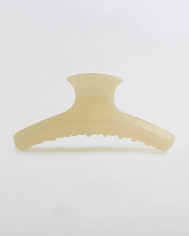 Curve Claw Clip - Cream made by Adanola