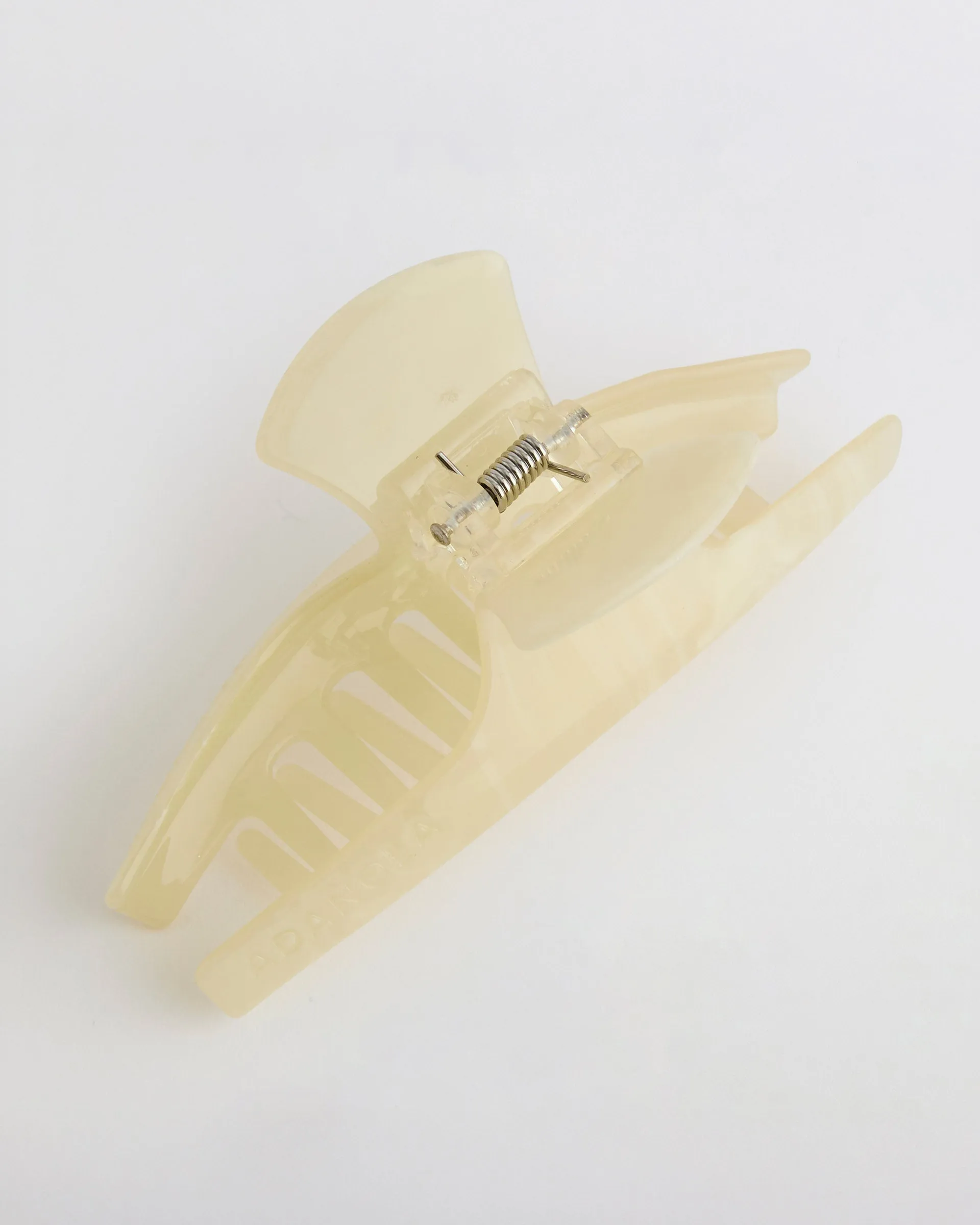 Curve Claw Clip - Cream sold by Adanola product image thumbnail 2