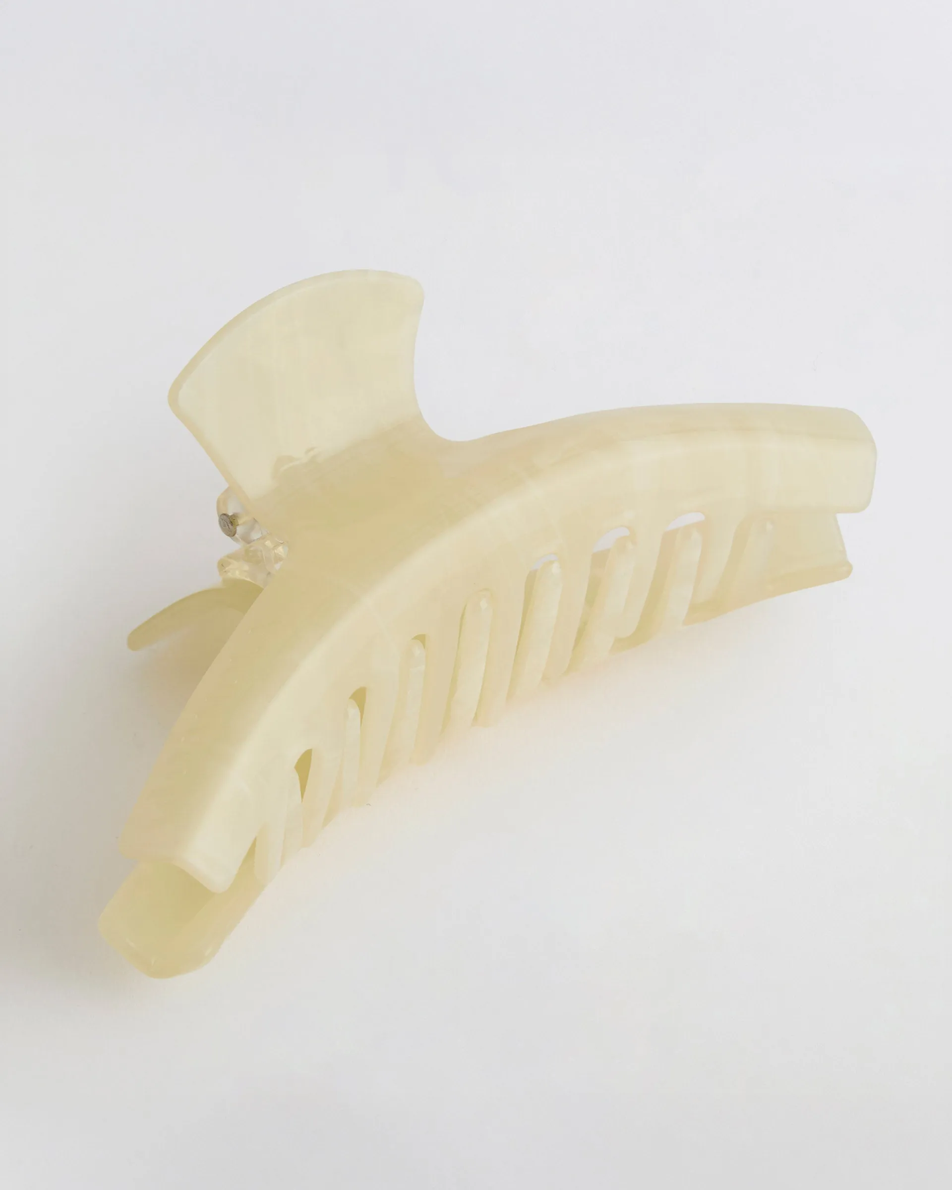 Curve Claw Clip - Cream sold by Adanola product image thumbnail 3