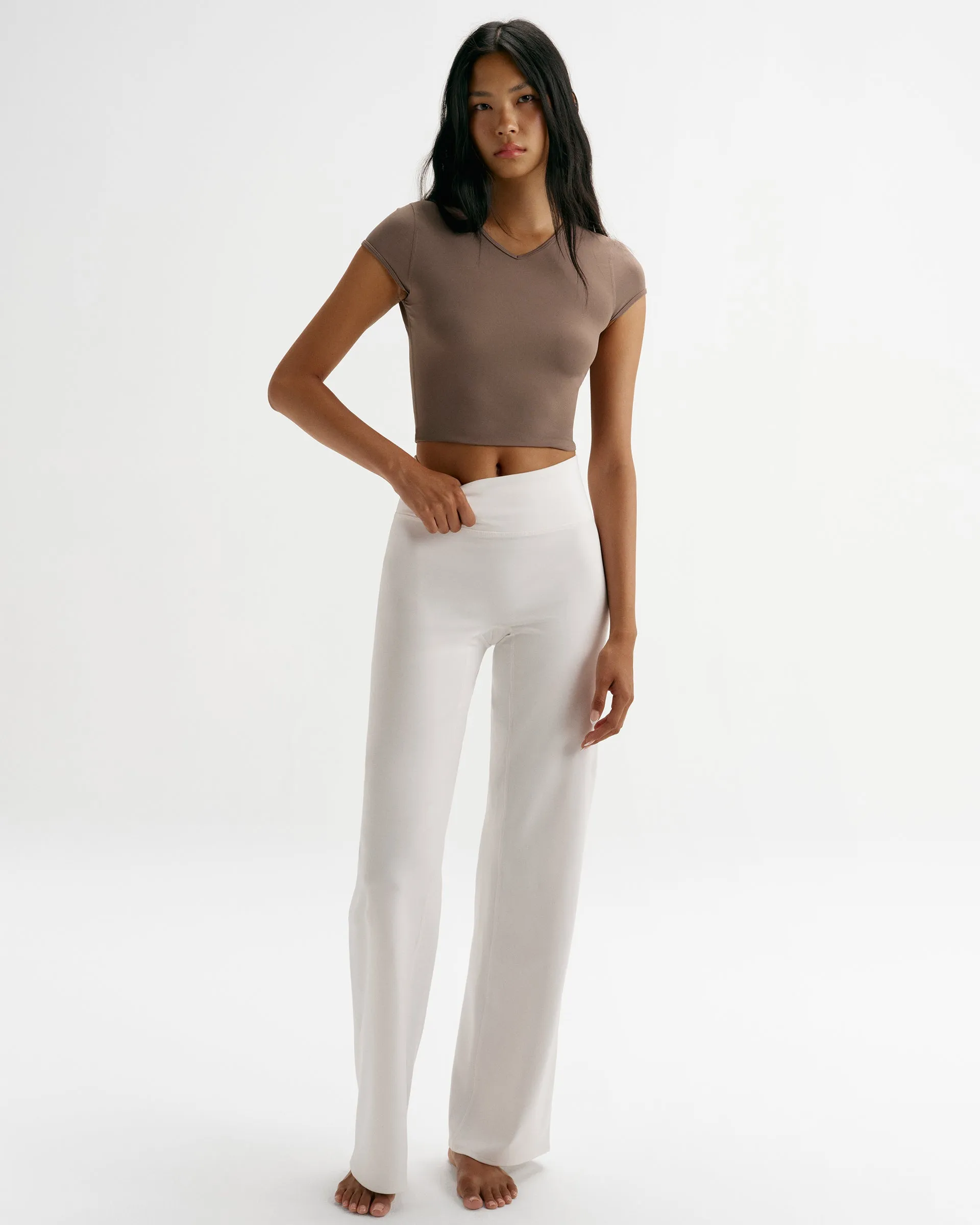 Yoga Pants - Marshmallow White sold by Adanola product image thumbnail 2