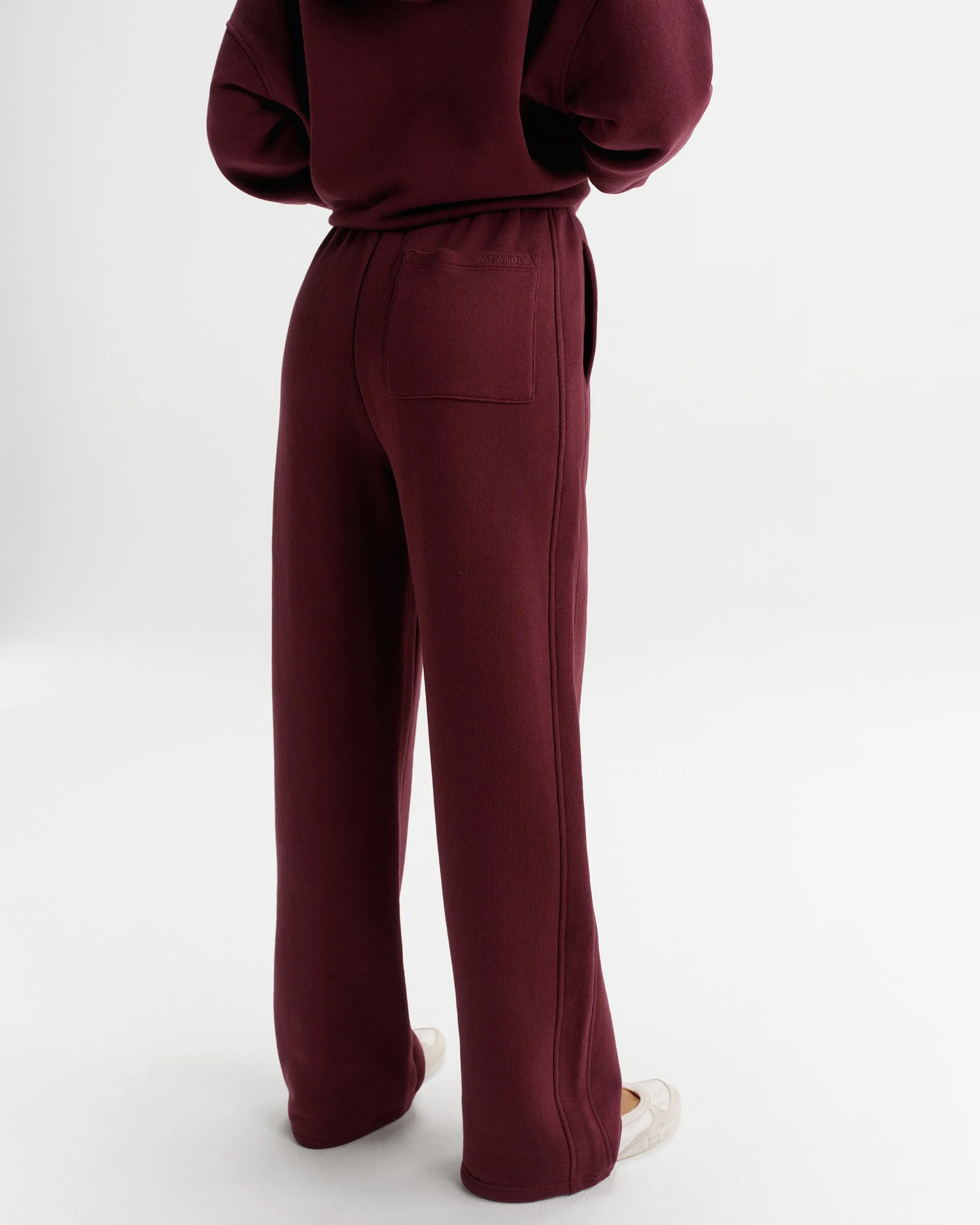 Classic Straight Leg Sweatpants - Damson sold by Adanola product image thumbnail 2