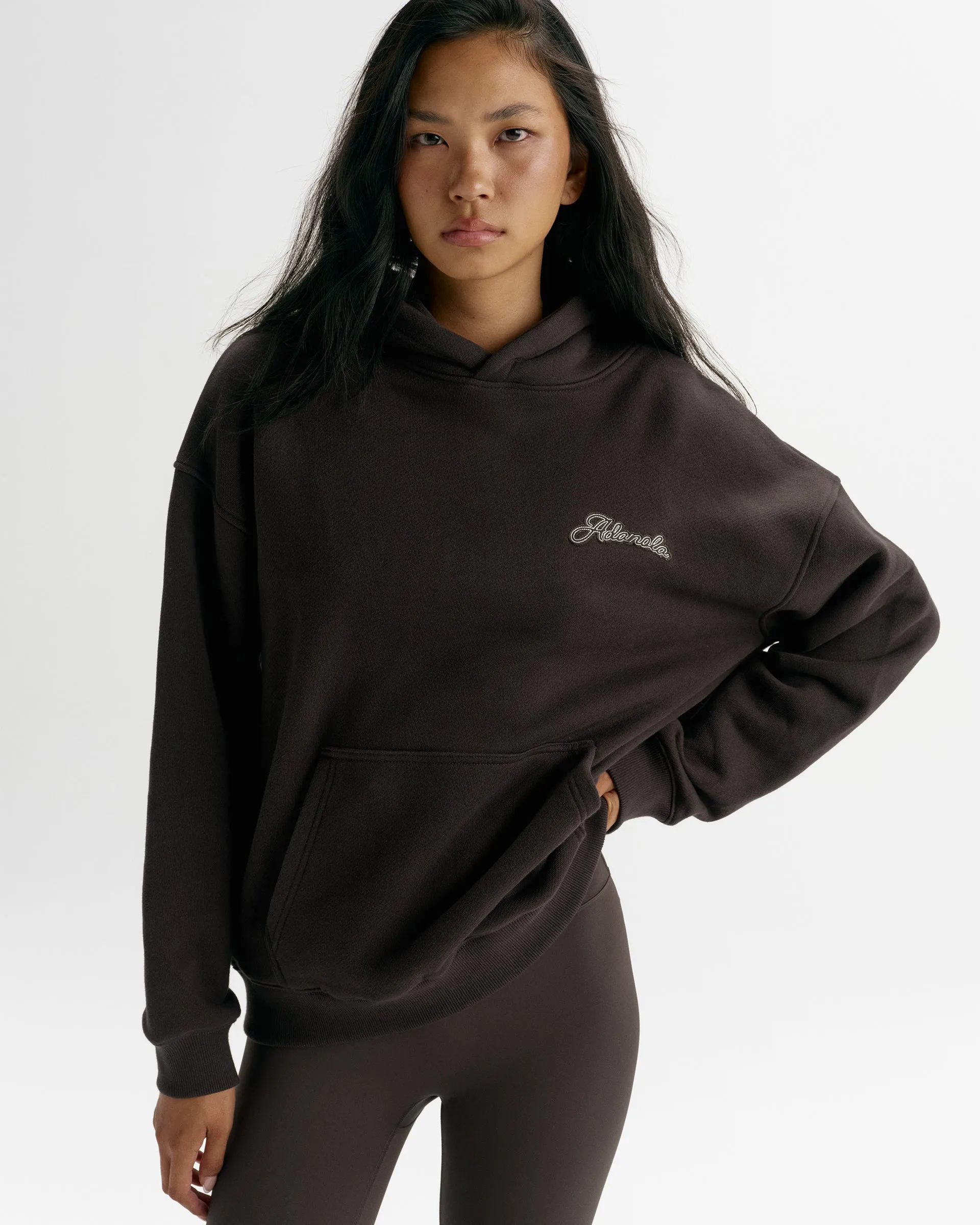 Classic Oversized Hoodie - Coffee Bean sold by Adanola product image thumbnail 4