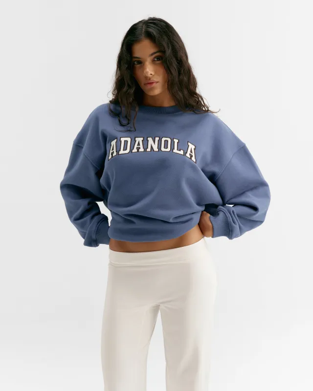 Oversized Sweatshirt - Denim Blue made by Adanola