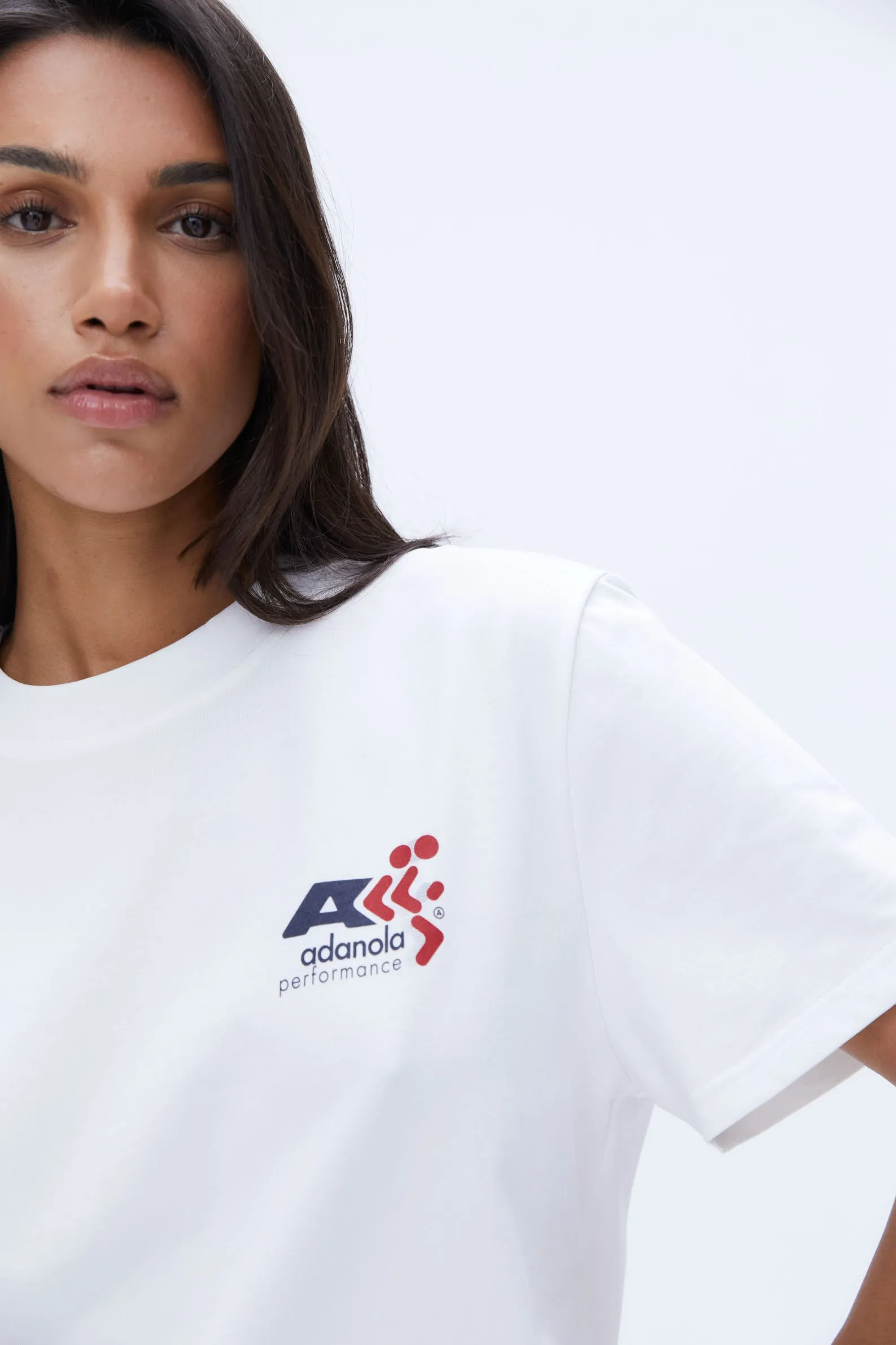 Vintage Sports Short Sleeve Oversized T-shirt - White sold by Adanola product image thumbnail 2