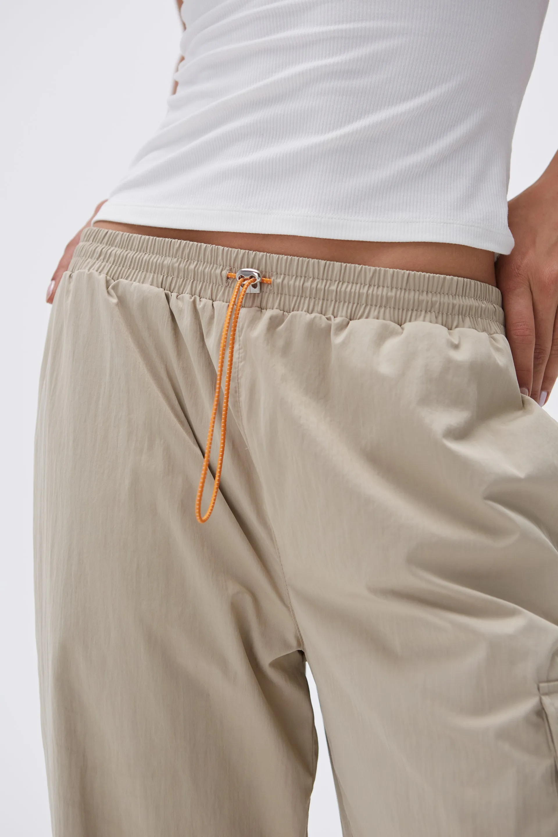 Loose Pocket Pants - Beige sold by Adanola product image thumbnail 4