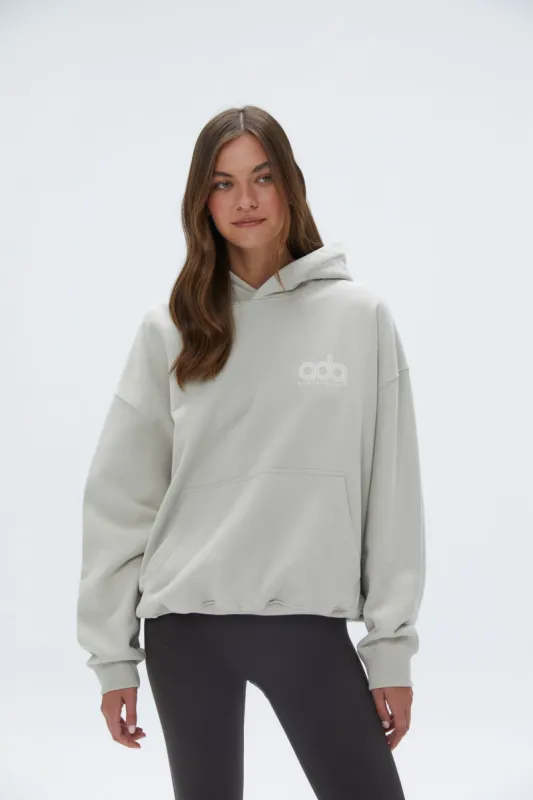 Performance Oversized Hoodie - Stone sold by Adanola