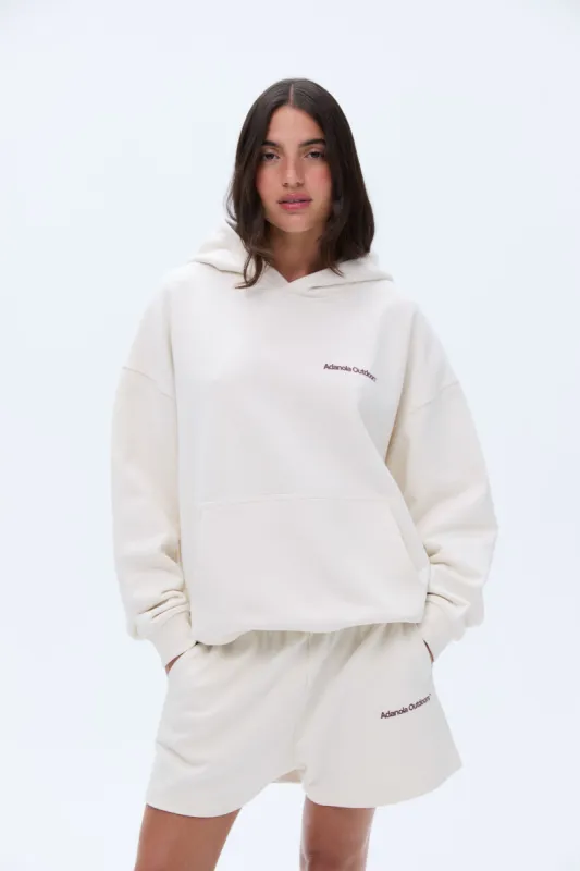 Trail Oversized Hoodie - Marshmallow White sold by Adanola