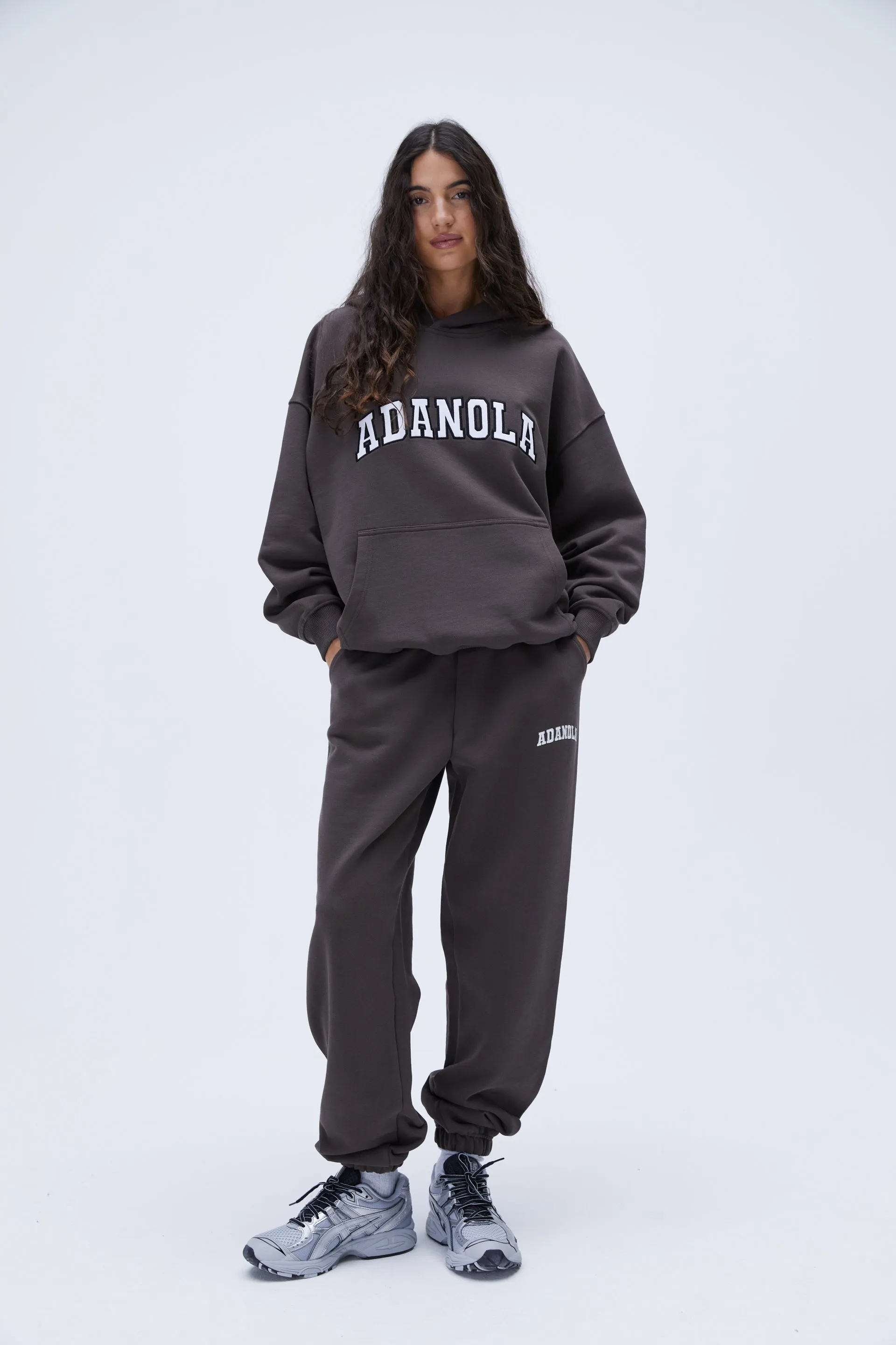 Varsity Sweatpants - Coffee Bean sold by Adanola