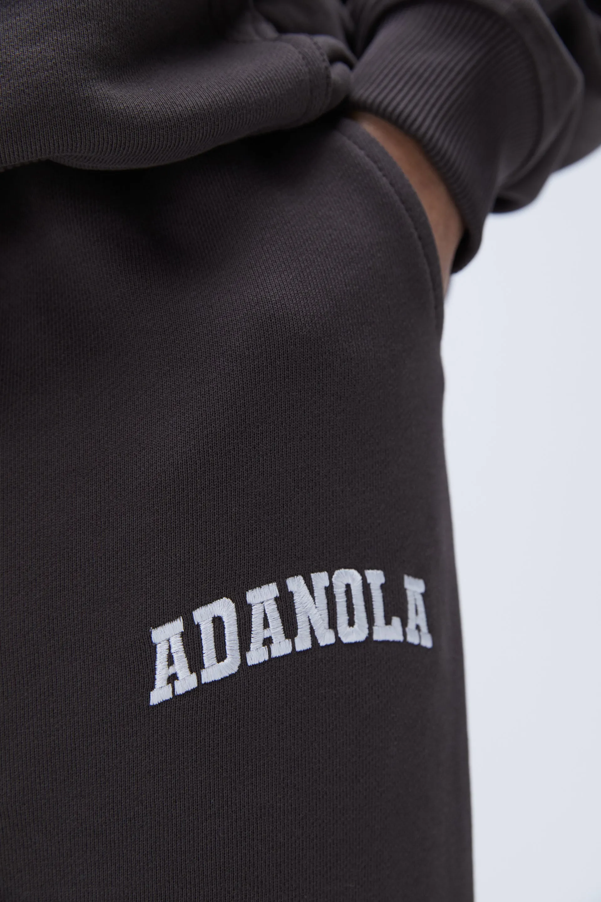 Varsity Sweatpants - Coffee Bean sold by Adanola product image thumbnail 3