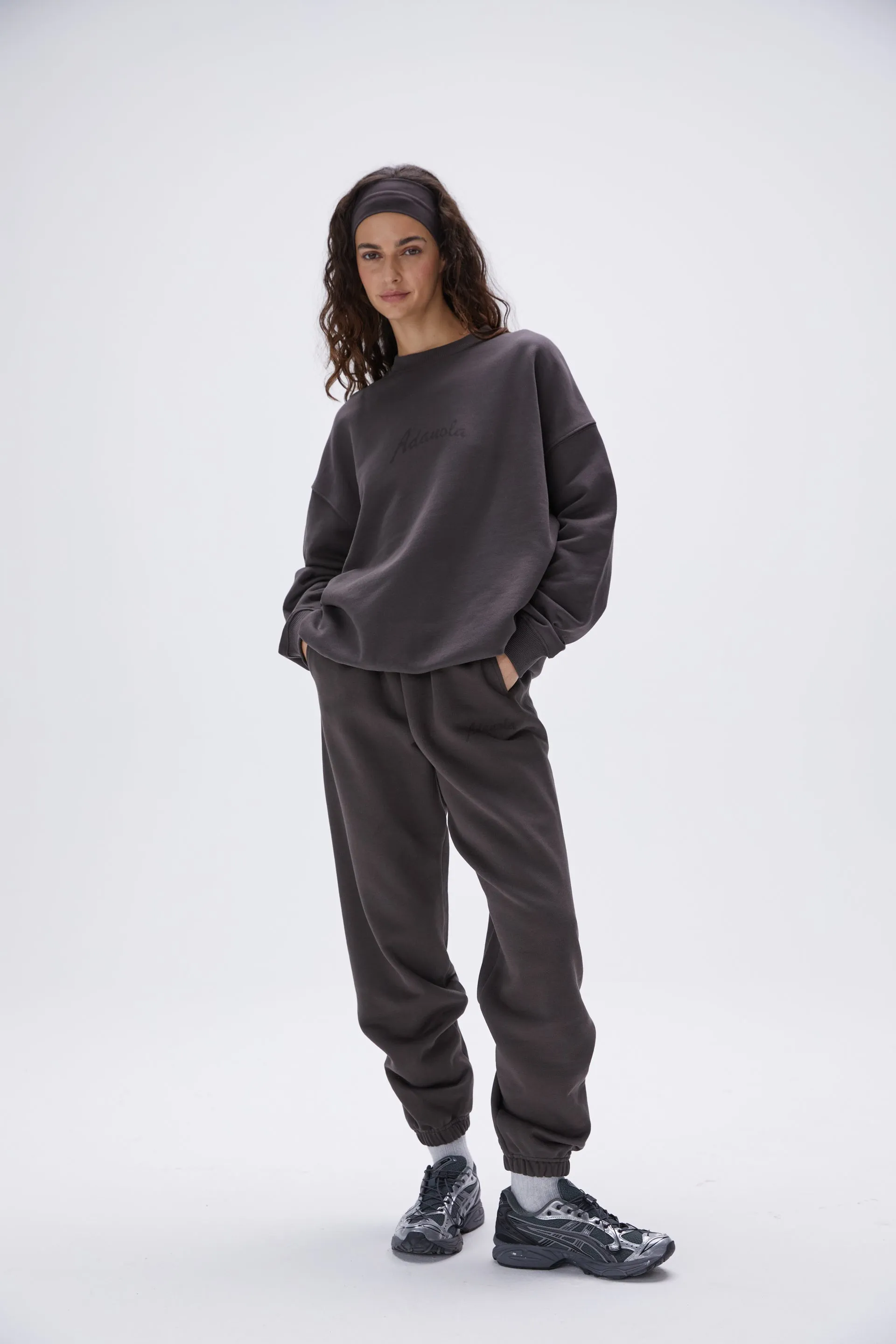 Freehand Sweatpants - Coffee Bean sold by Adanola