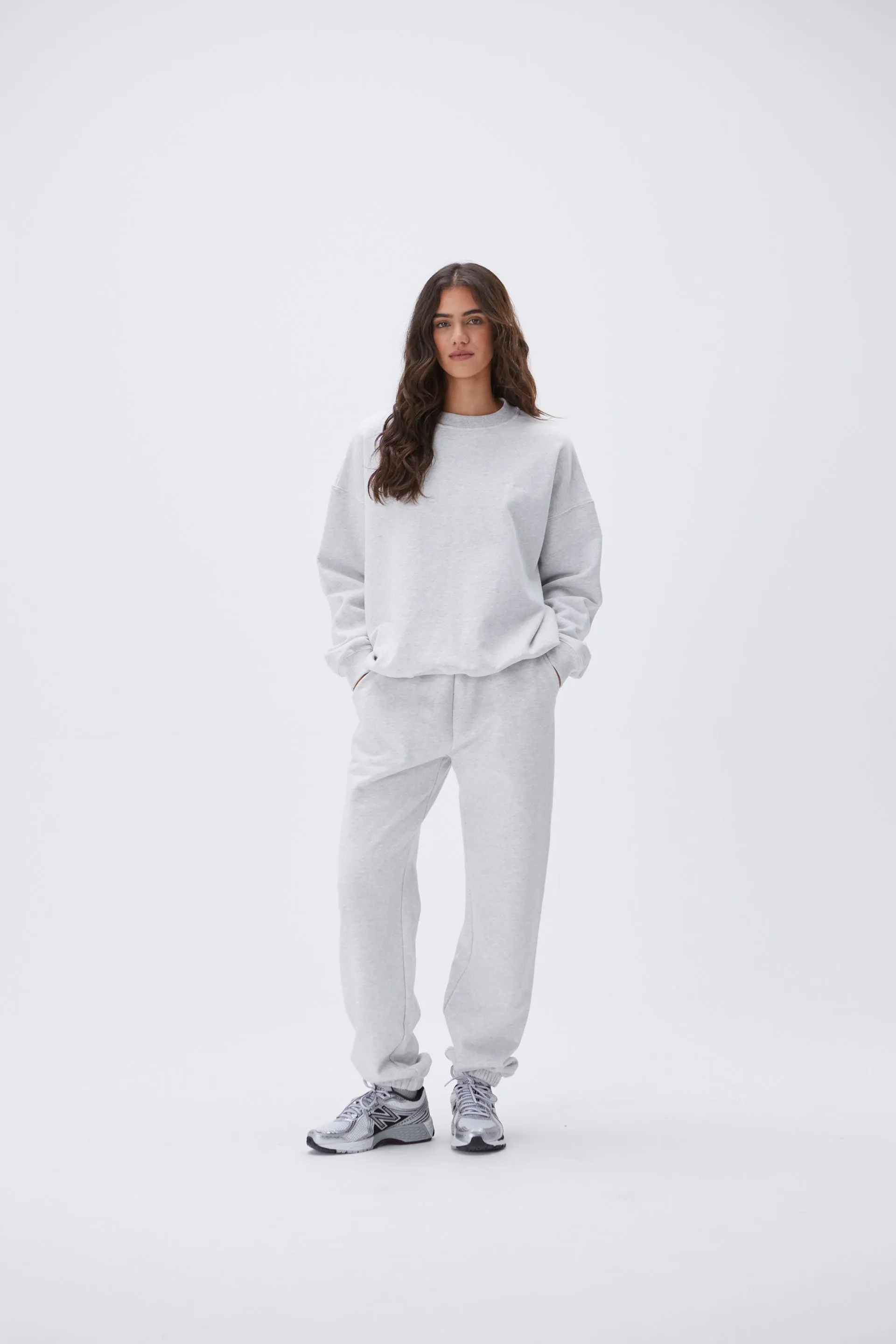 Sweatpants - Light Grey Melange sold by Adanola