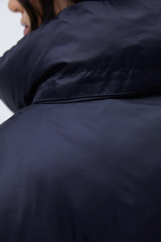 Oversized Puffer Jacket - Black | Parallel