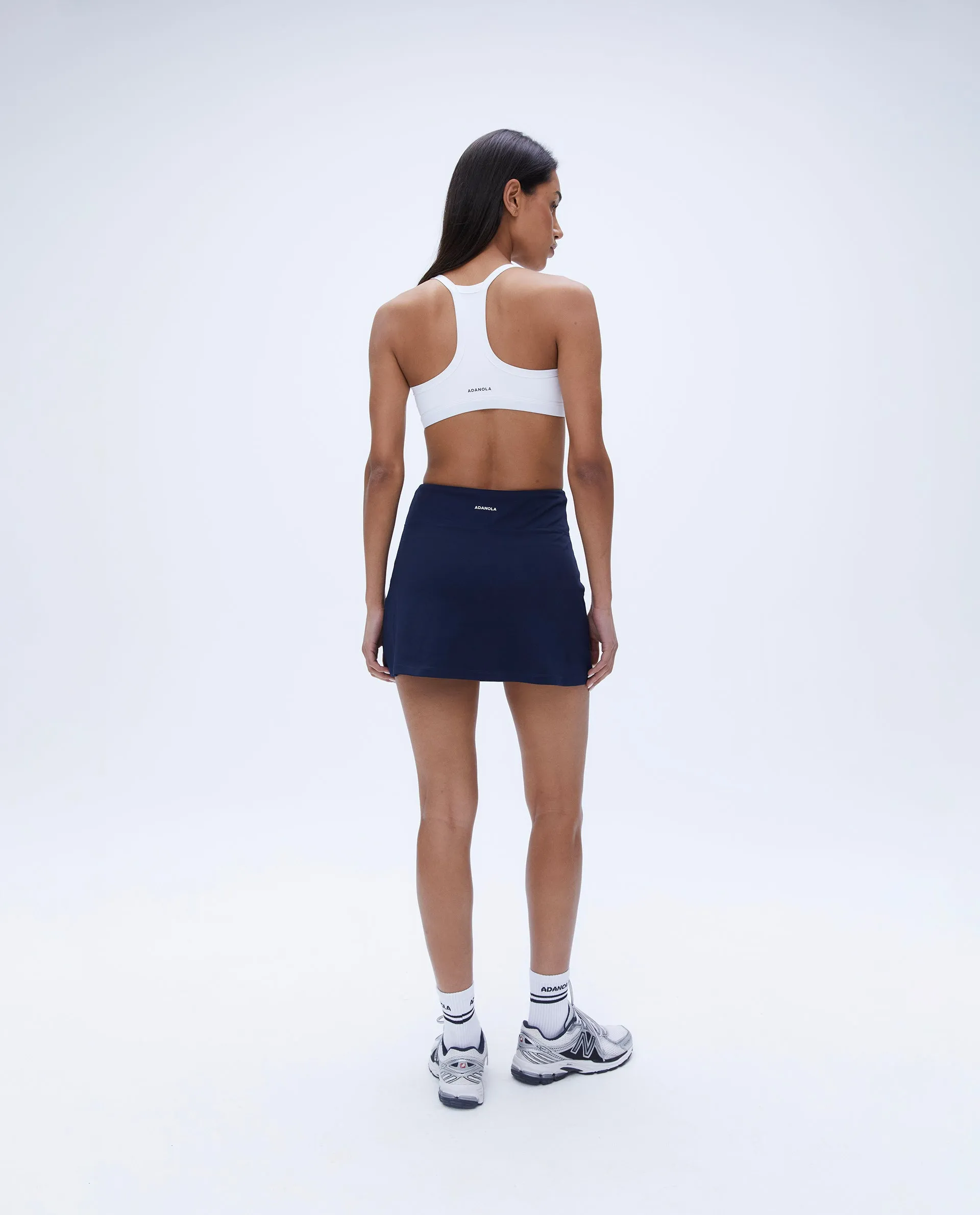 A-line Mini Skirt - Navy Blue sold by Adanola product image thumbnail 2