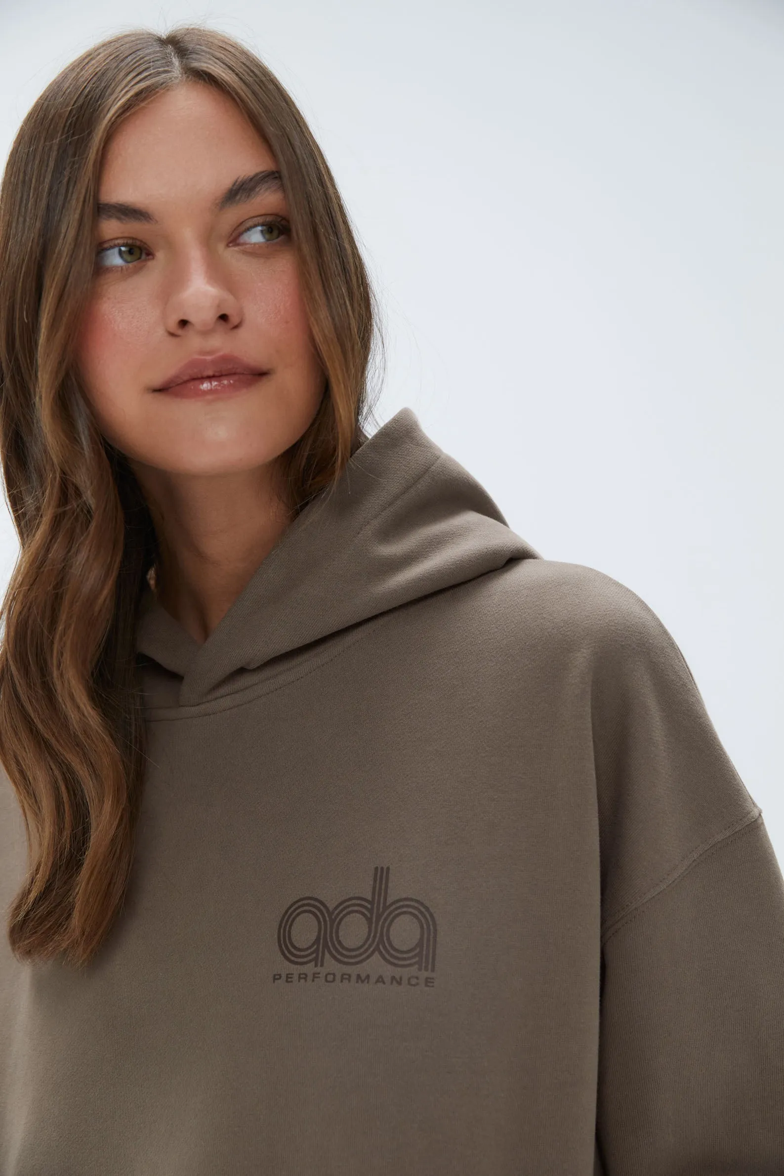 Performance Oversized Hoodie - Cocoa Brown sold by Adanola product image thumbnail 2