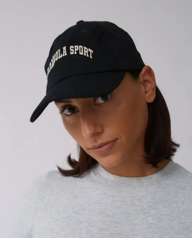Adanola Sport Cap - Black/Cream sold by Adanola