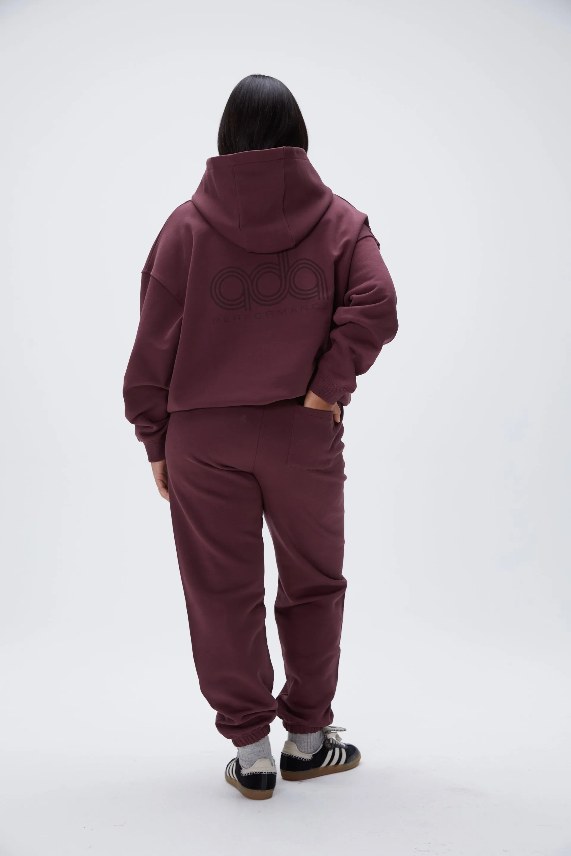 Performance Sweatpants - Burgundy sold by Adanola product image thumbnail 4