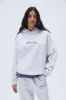 Freehand Oversized Hoodie -  Light Grey Melange sold by Adanola