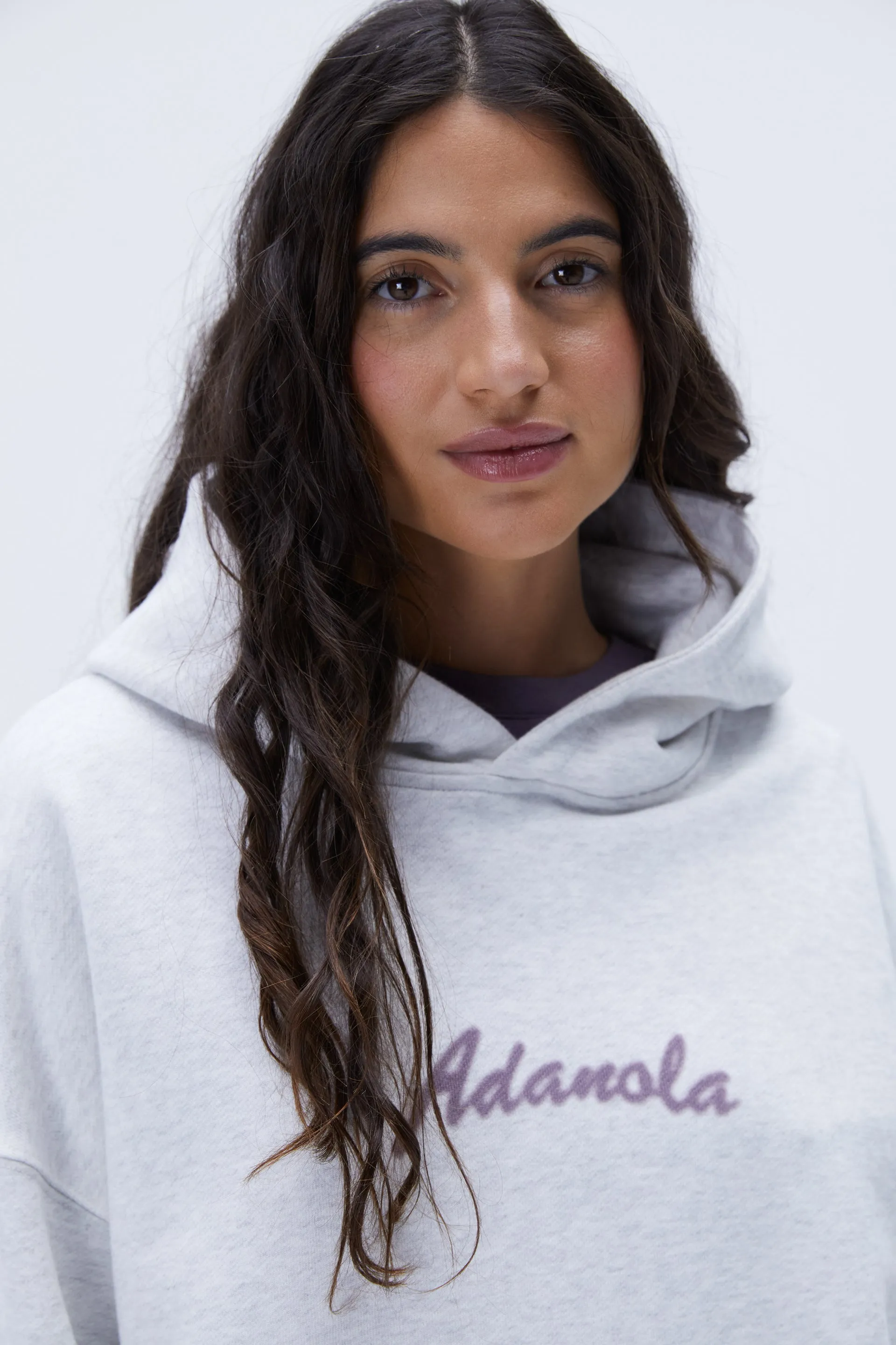 Freehand Oversized Hoodie - Light Grey Melange sold by Adanola product image thumbnail 4