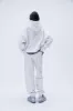 Freehand Oversized Hoodie -  Light Grey Melange sold by Adanola