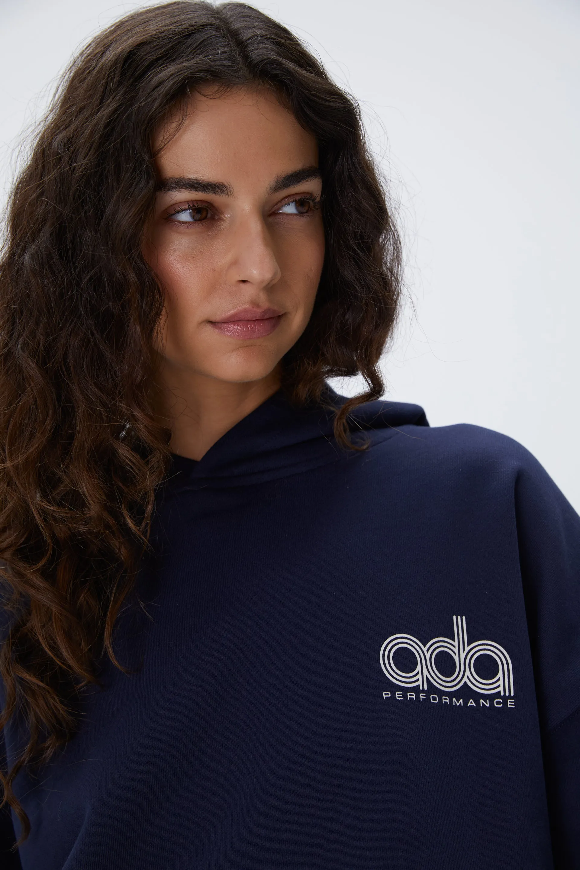 Performance Oversized Hoodie - Navy Blue sold by Adanola product image thumbnail 3