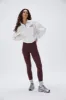 Performance Oversized Funnel Neck Zip Sweatshirt - Marshmallow White sold by Adanola