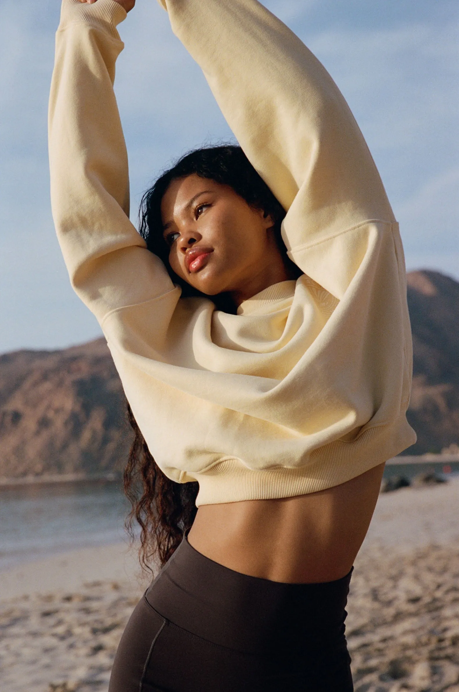 Vacation Relaxed Sweatshirt - Butter Yellow sold by Adanola product image thumbnail 5