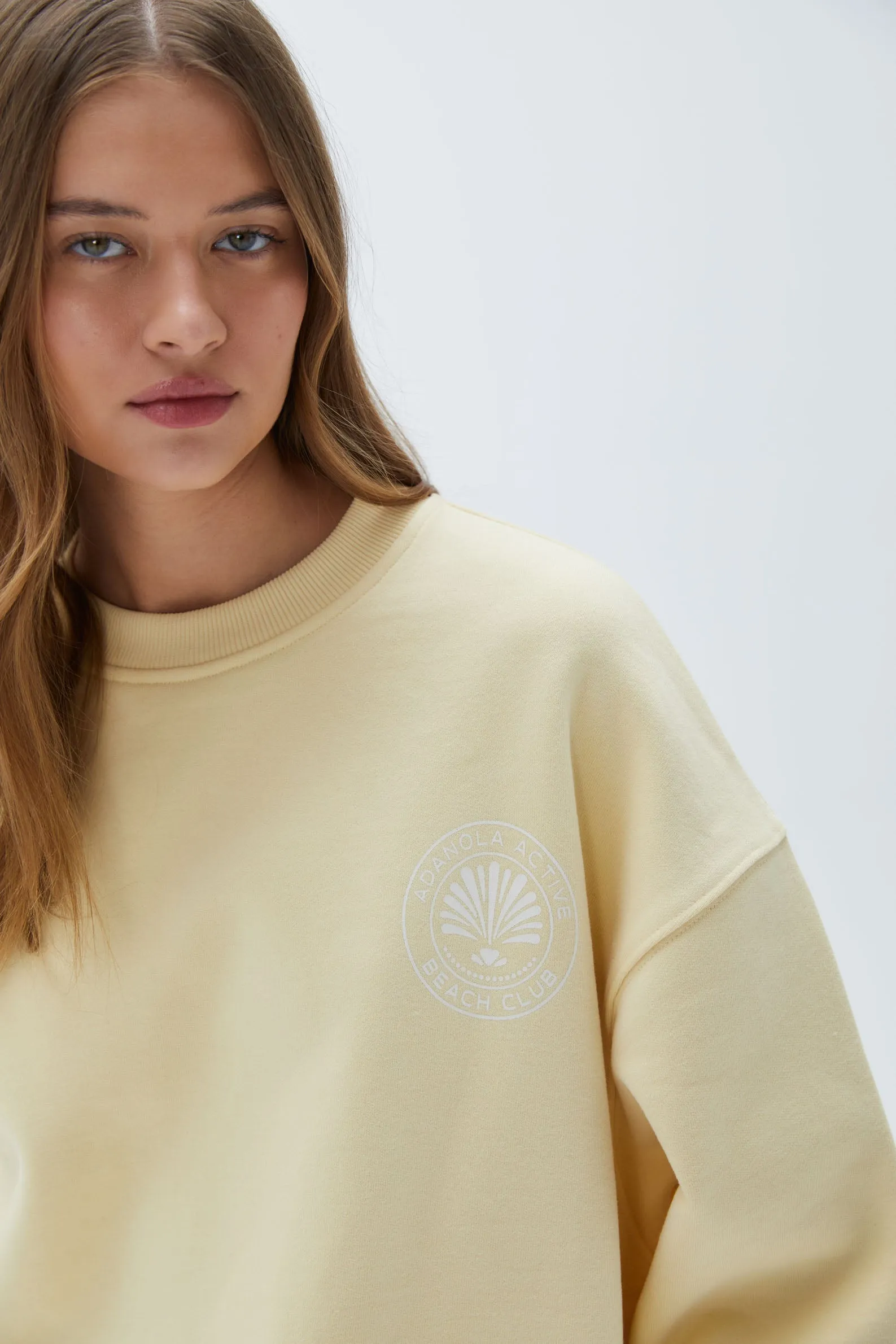 Vacation Relaxed Sweatshirt - Butter Yellow sold by Adanola product image thumbnail 3