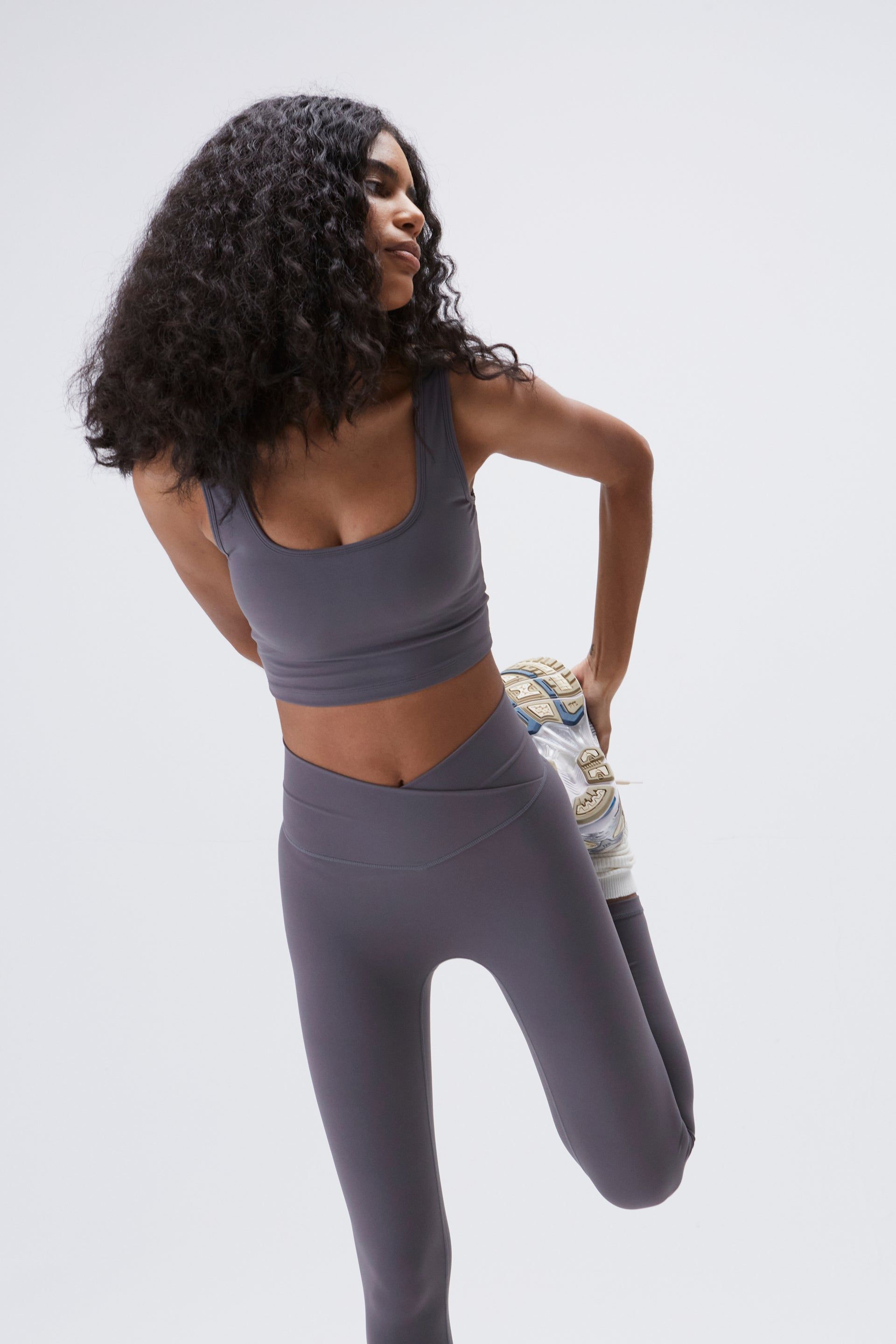 Square Neck Bra - Dark Grey sold by Adanola product image thumbnail 3